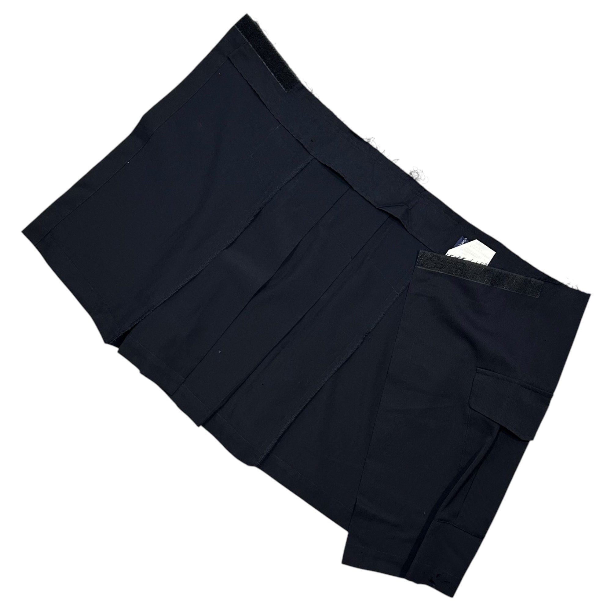 COMME des GARCONS(コムデギャルソン) 1990's Aoyama Exclusive Velcro Wool Wrap Skirt 青山限定 マジックテープ ウール 巻きスカート KX-452030 FREE ネイビー AD1994 90年代