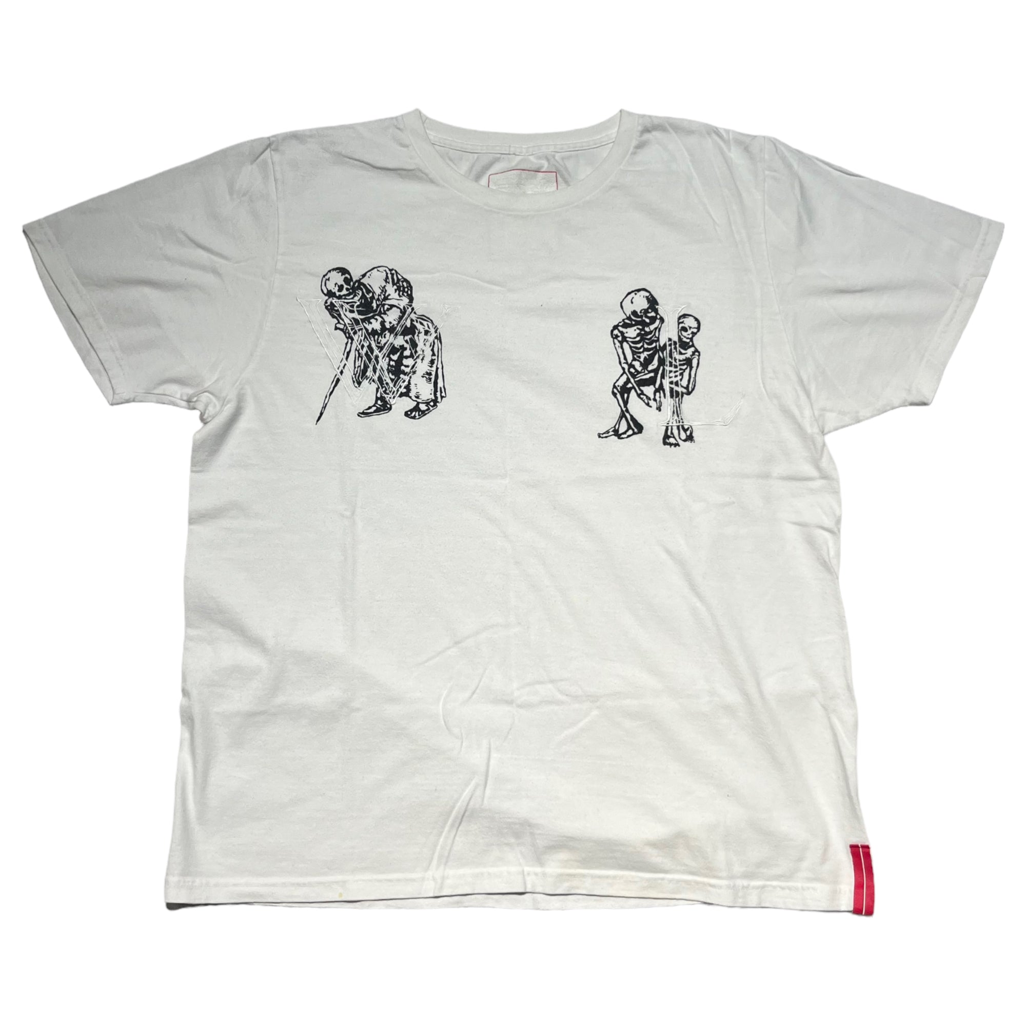 whiz limited(ウィズリミテッド) 00's chest skull t-shirt スカル Tシャツ L ホワイト