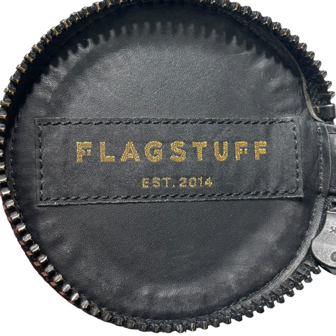 blackmeans × FLAGSTUFF 10th Anniversary Circle Pouch Coin Case 10周年 サークル ポーチ コイン ケース ブラック