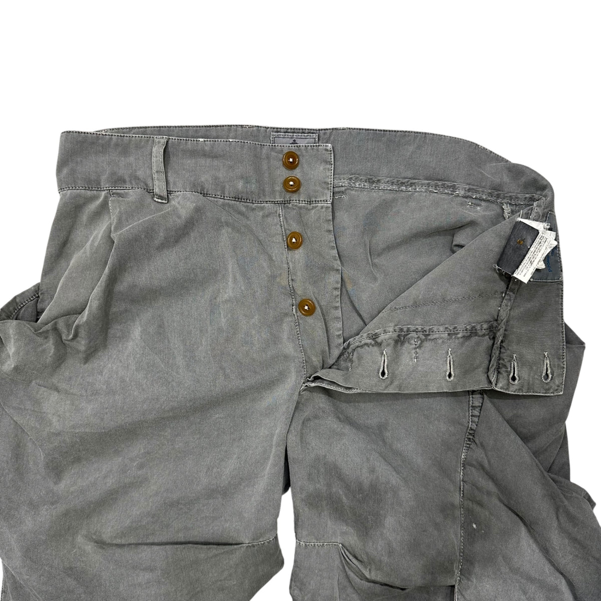 Vivienne Westwood MAN(ヴィヴィアンウエストウッドマン) ARCHIVE Collection Asymmetric Cotton Shorts コレクション アシンメトリー コットン ショーツ 4447-2705 46 グレー ライカ 初期生産品 ハーフパンツ