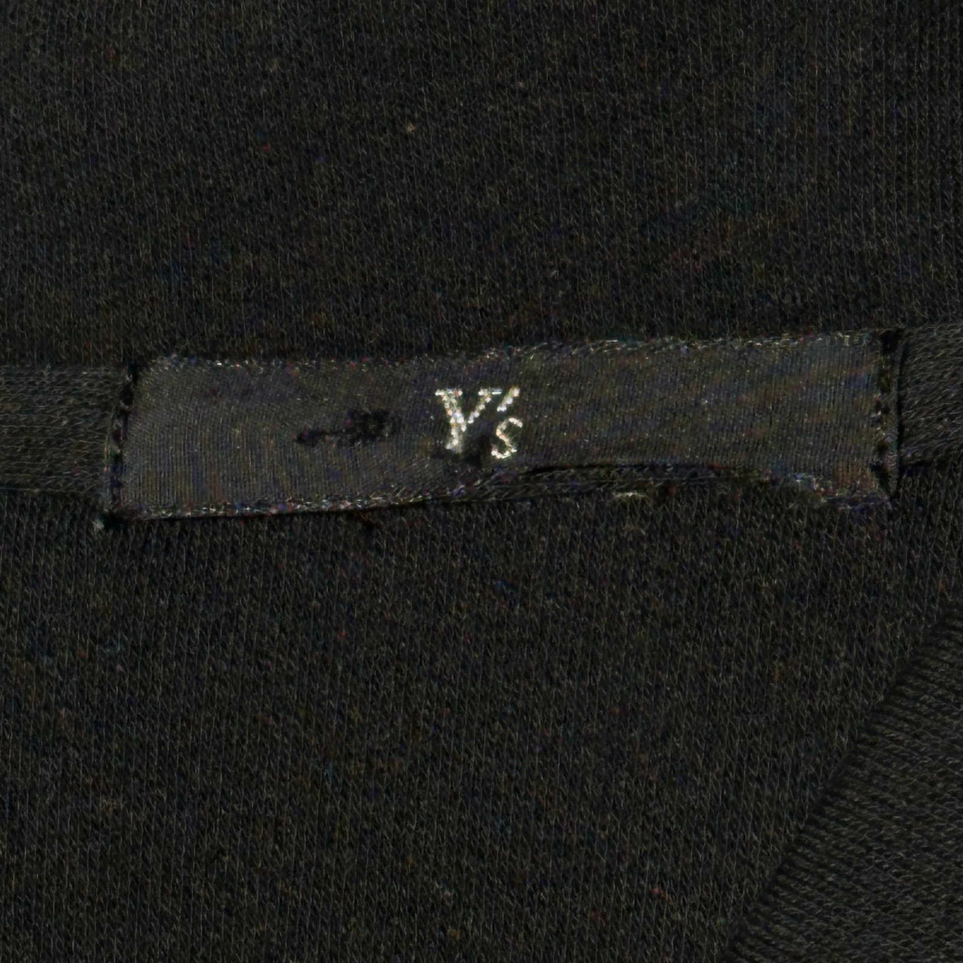 Y's(ワイズ) Repeat Alternately Button L/S Shirt レピート オールターネートリー ボタン 長袖 シャツ YJ-T38-142 ブラック ジグザグ
