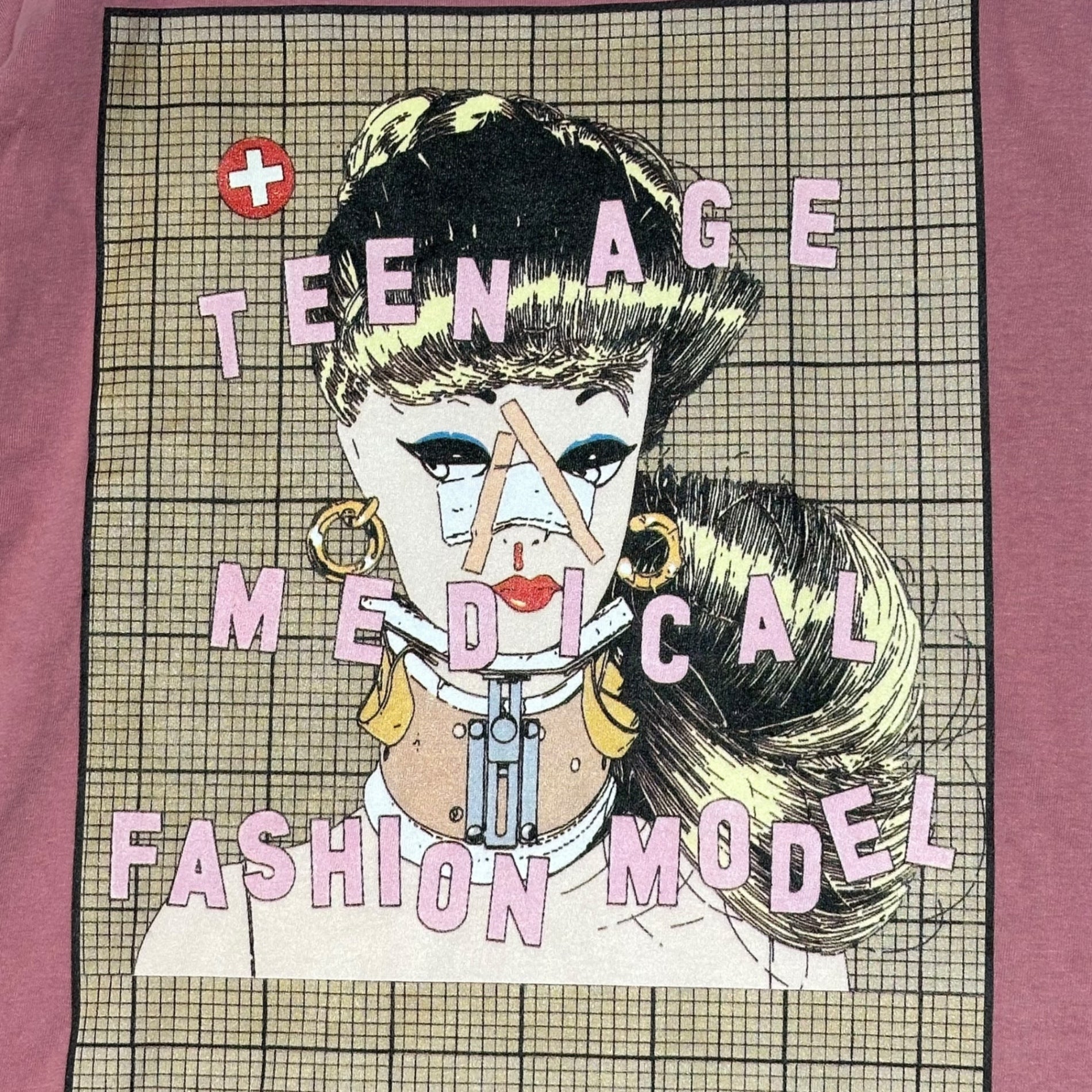 kidill × EDWIN(キディル × エドウィン) Collaboration Artwork by TREVOR BROWN T-SHIRT コラボ グラフィック Tシャツ KLED31 E0S-1068 FREE ピンク