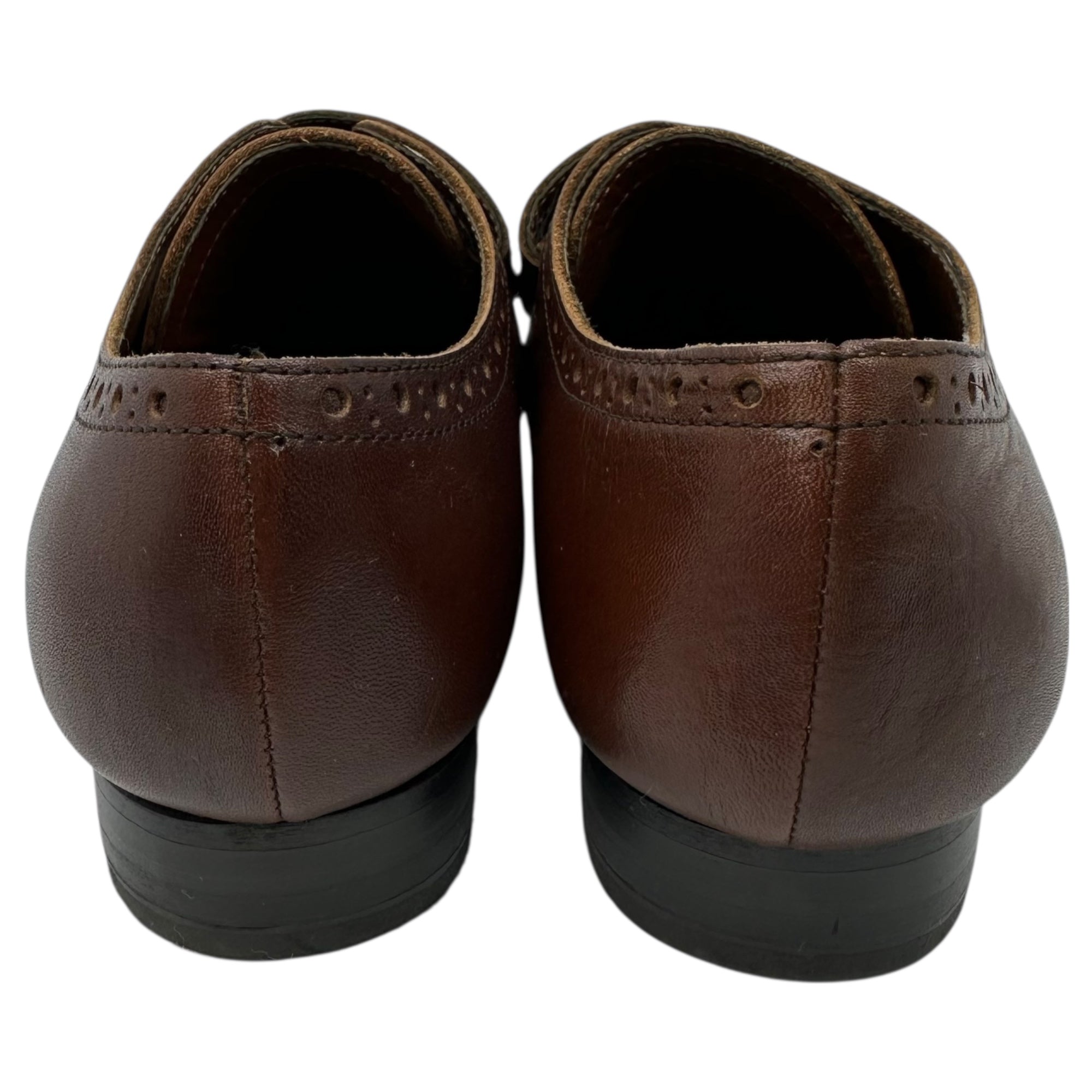 tricot COMME des GARCONS(トリココムデギャルソン) 1-Snap Medallion Leather Shoes 1スナップ メダリオン レザー シューズ TB-K105 24cm ブラウン 革靴