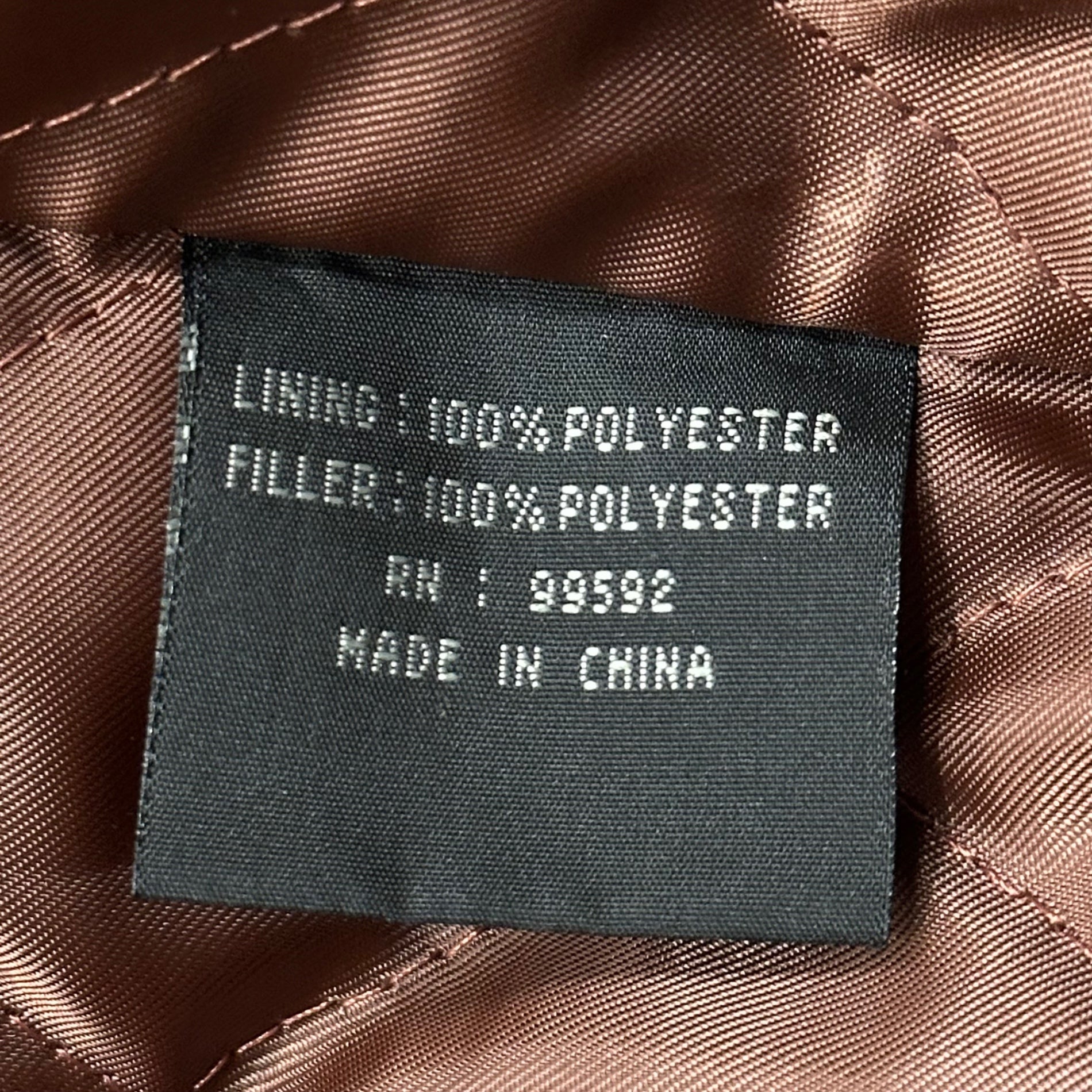 PERRY ELLIS PORTFOLIO(ペリーエリスポートフォリオ) 90's Quilted Liner Lamb Leather Jacket キルティングライナー ラム レザー ジャケット XXL ブラウン ジップアップ ヴィンテージ