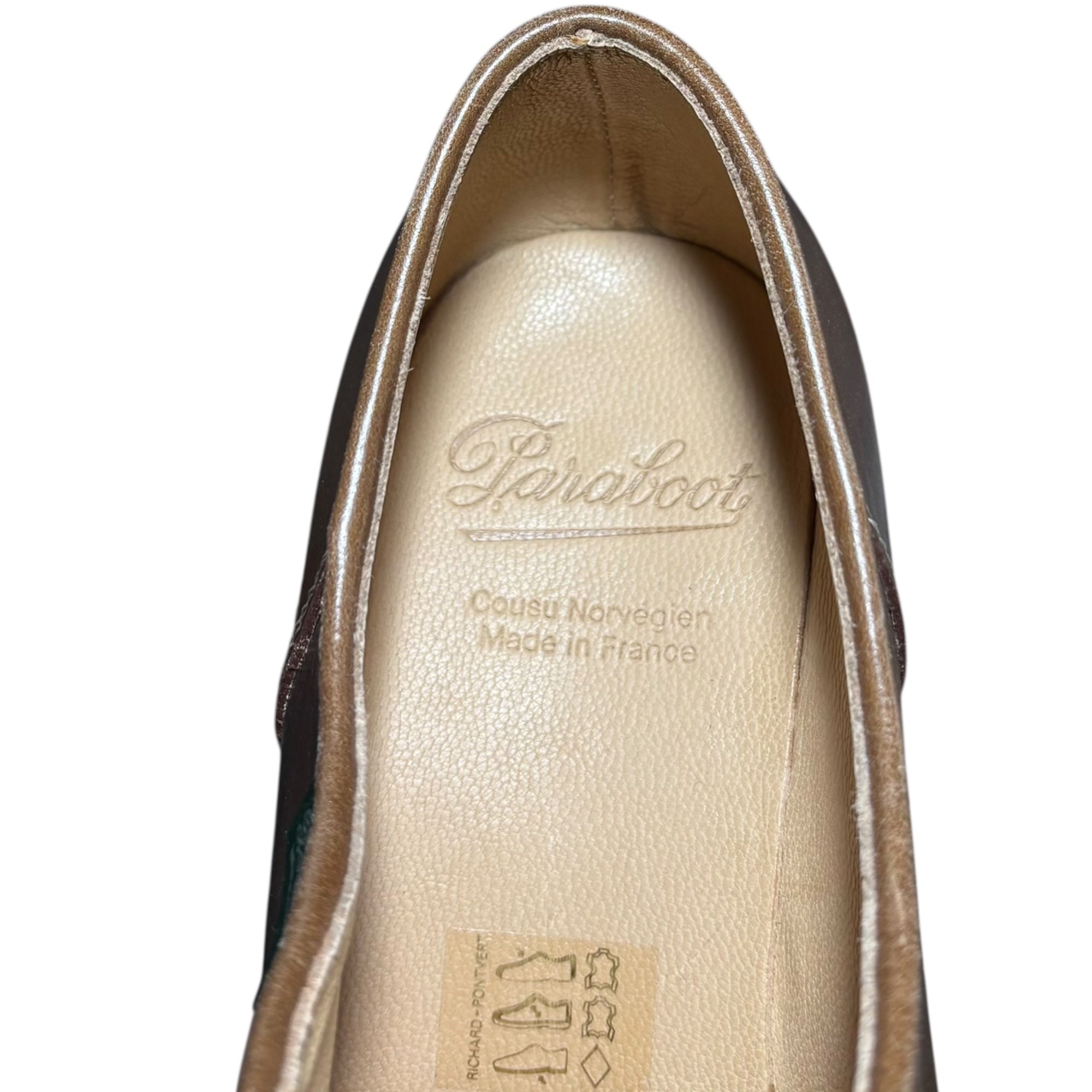 Paraboot(パラブーツ) Michael Lapin Tyrolean Leather Shoes ミカエル ラパン チロリアン レザー シューズ 130472 3.5(23cm相当) マロン(ブラウン)