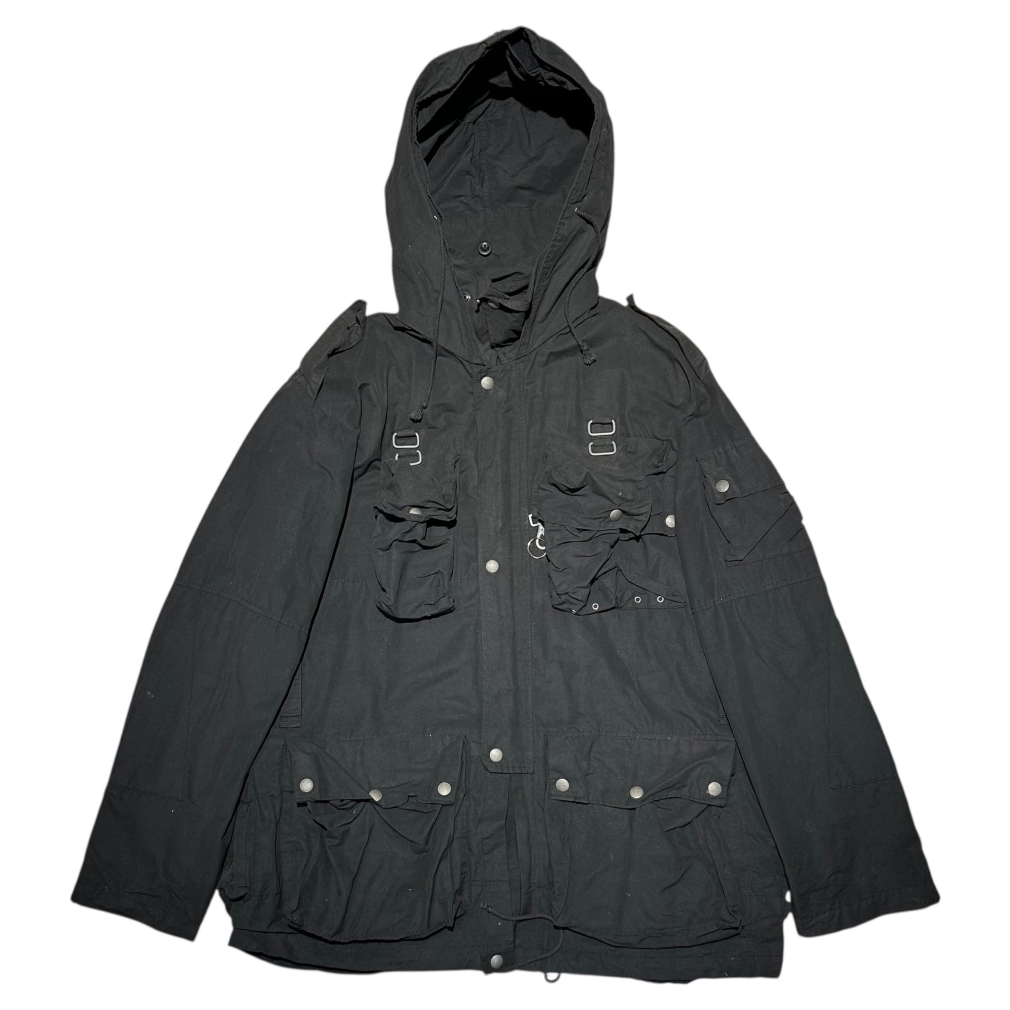 POLO RALPH LAUREN(ポロラルフローレン) 90’s M-60 Swiss Military Sampling jacket スイス軍 サンプリング アルペンカモ マウンテンパーカー JR-RL-CS3820 LL ブラック 90年代 ヴィンテージ ミリタリー ジャケット