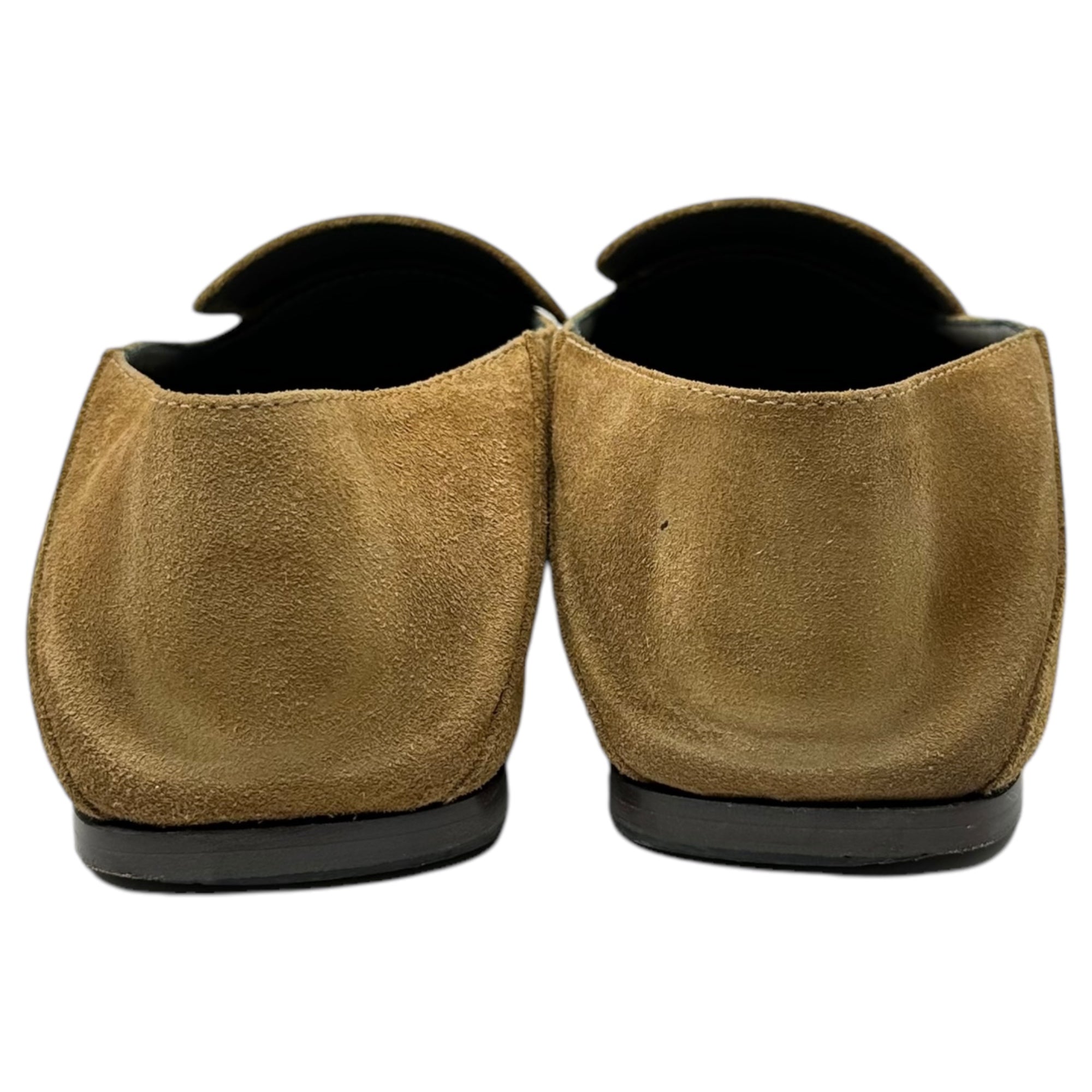 Sergio Rossi(セルジオロッシ) 23SS Metal Plate Logo Leather Square Toe Loafer メタルプレート ロゴ レザー スクエアトゥー ローファー 5 1/2(24.5~25.0cm程度) ベージュ