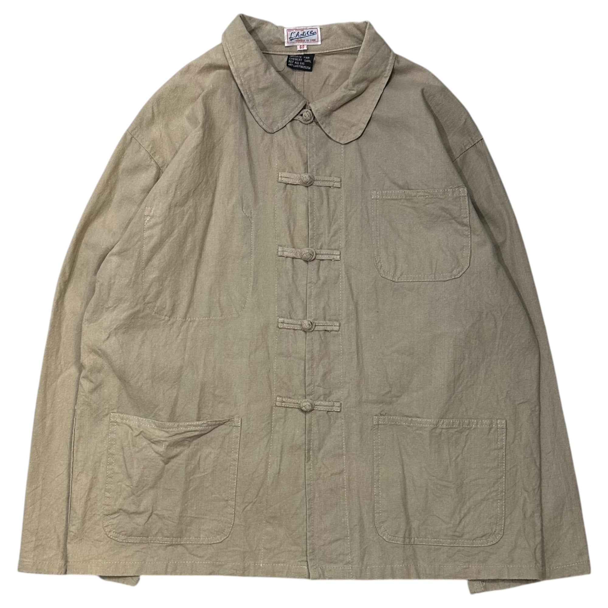 L'Anti Cher(ランチシェール) French linen Chinese shirt ＆ Pants