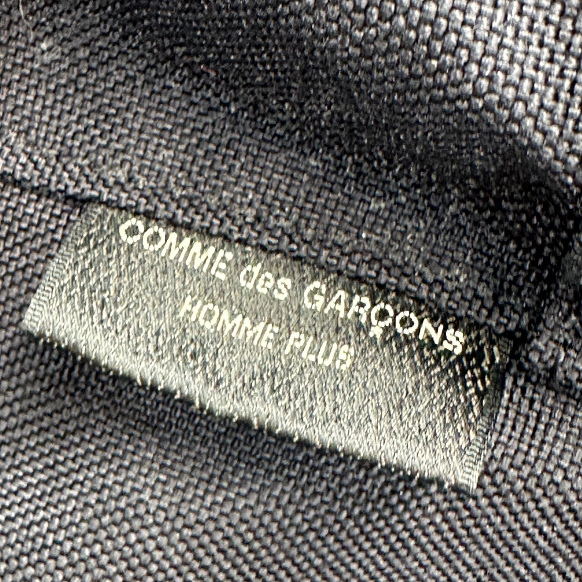 COMME des GARCONS HOMME PLUS(コムデギャルソンオムプリュス) Backpack (L) バックパック PZ-K201 ブラック リュックサック デイパック リュック 定番
