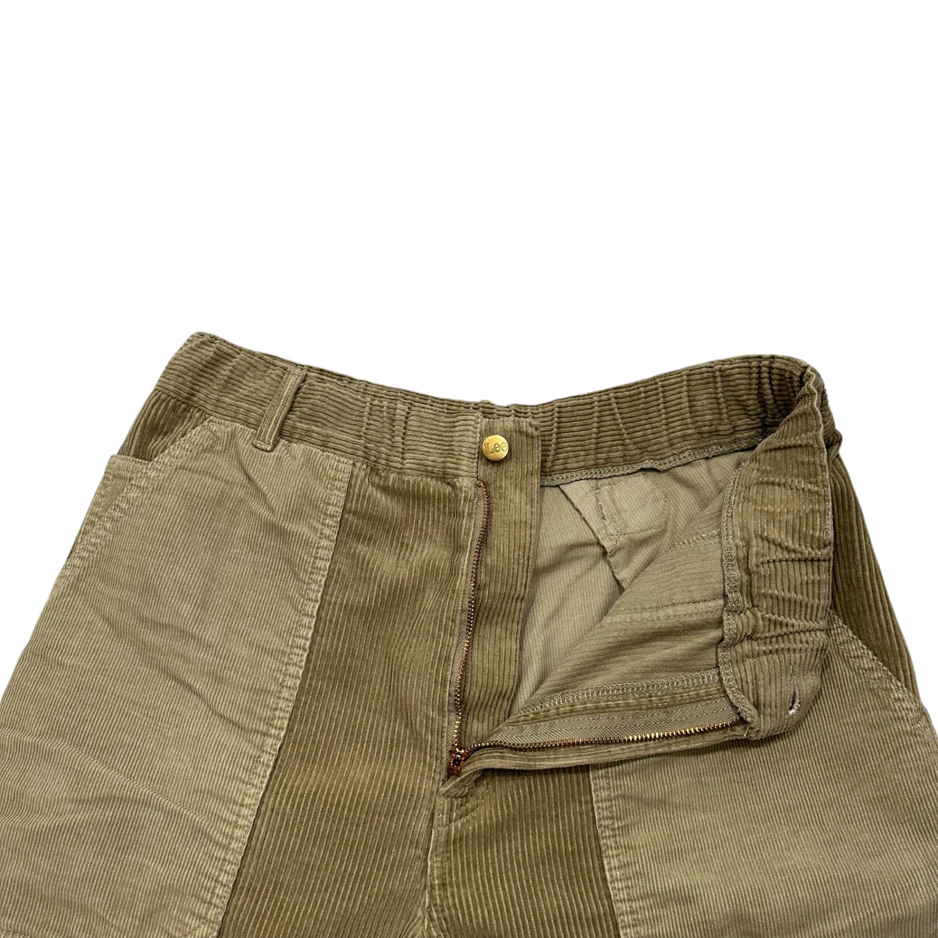mercibeaucoup × Lee(メルシーボークー × リー) Baker Corduroy Wide-Leg Pants ベイカー コーデュロイ ワイド パンツ LB9497 M カーキ MB03FF824
