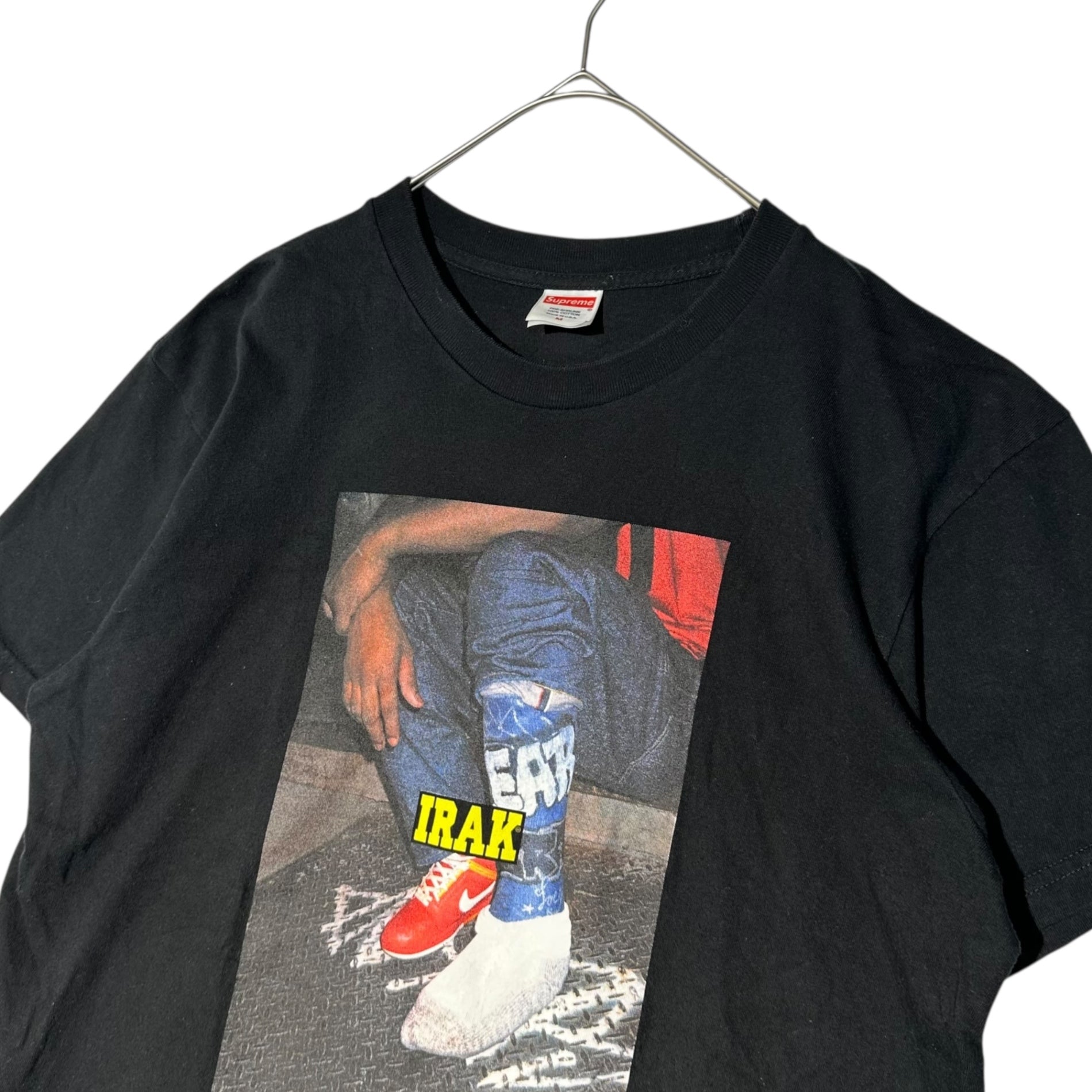 SUPREME(シュプリーム) 22FW IRAK CAST TEE プリント Tシャツ M ブラック