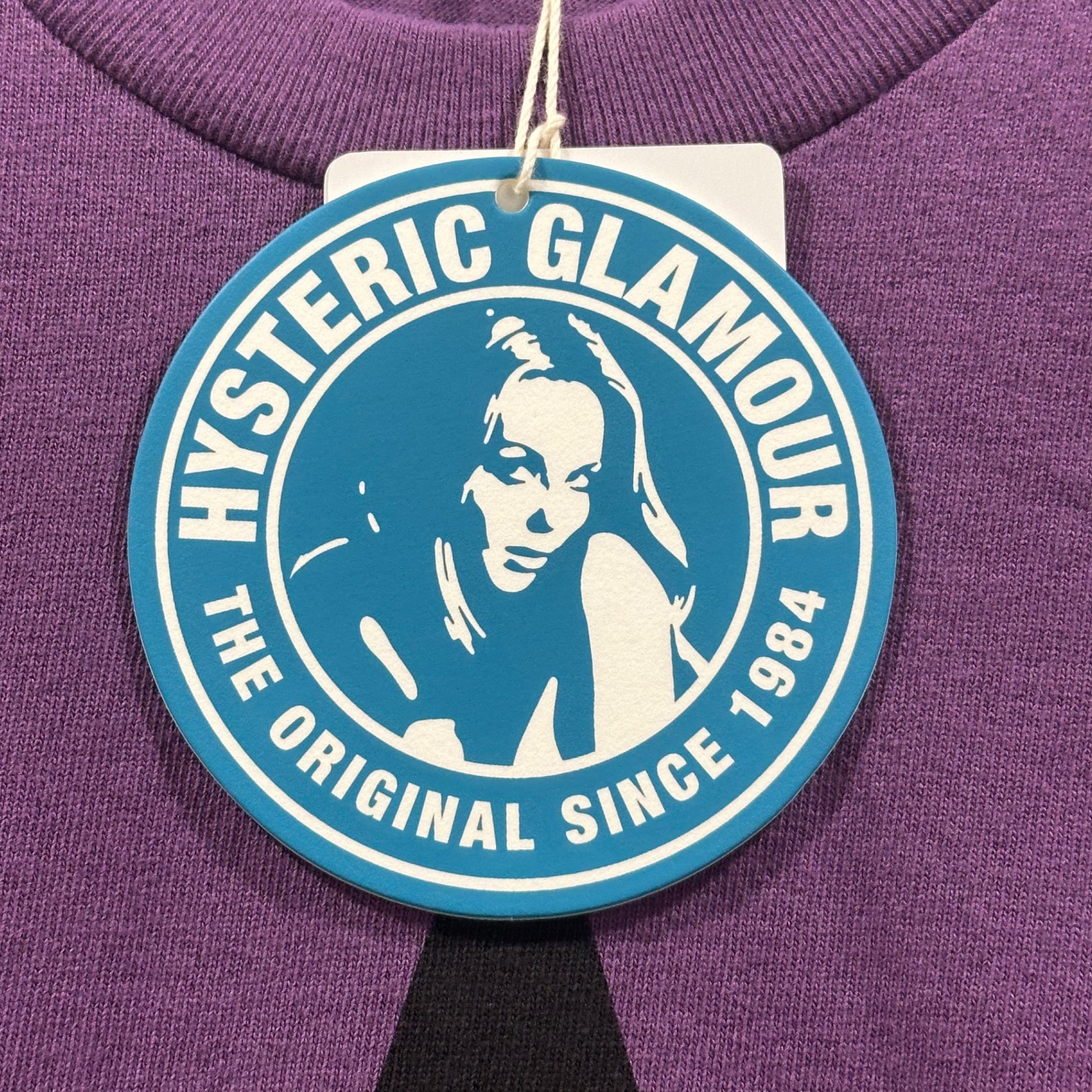 HYSTERIC GLAMOUR(ヒステリックグラマー) HYSTERIC NOISE T-SHIRT ヒステリック ノイズ 長袖 Tシャツ 02253CL04 XL パープル ロンT