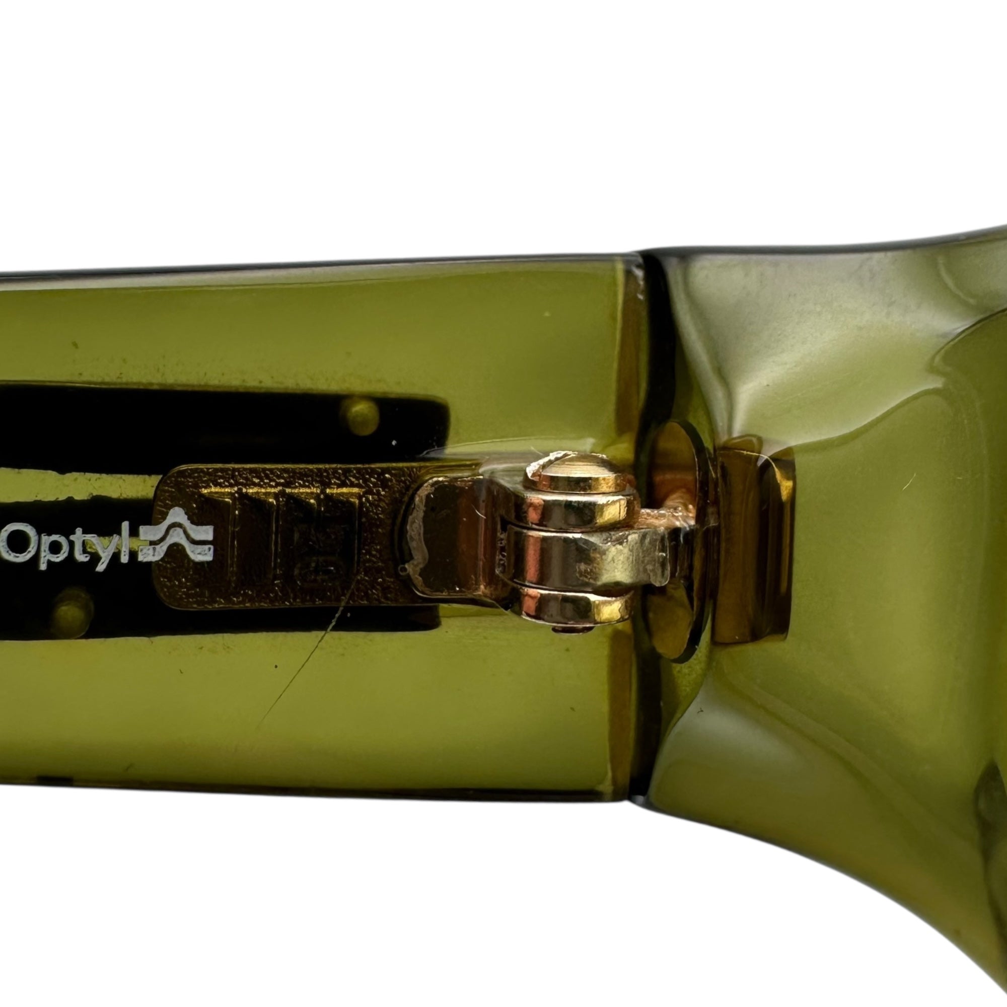 GUCCI(グッチ) G Logo Clear Sunglasses ロゴ クリア サングラス G G2456/S グリーン Y2K