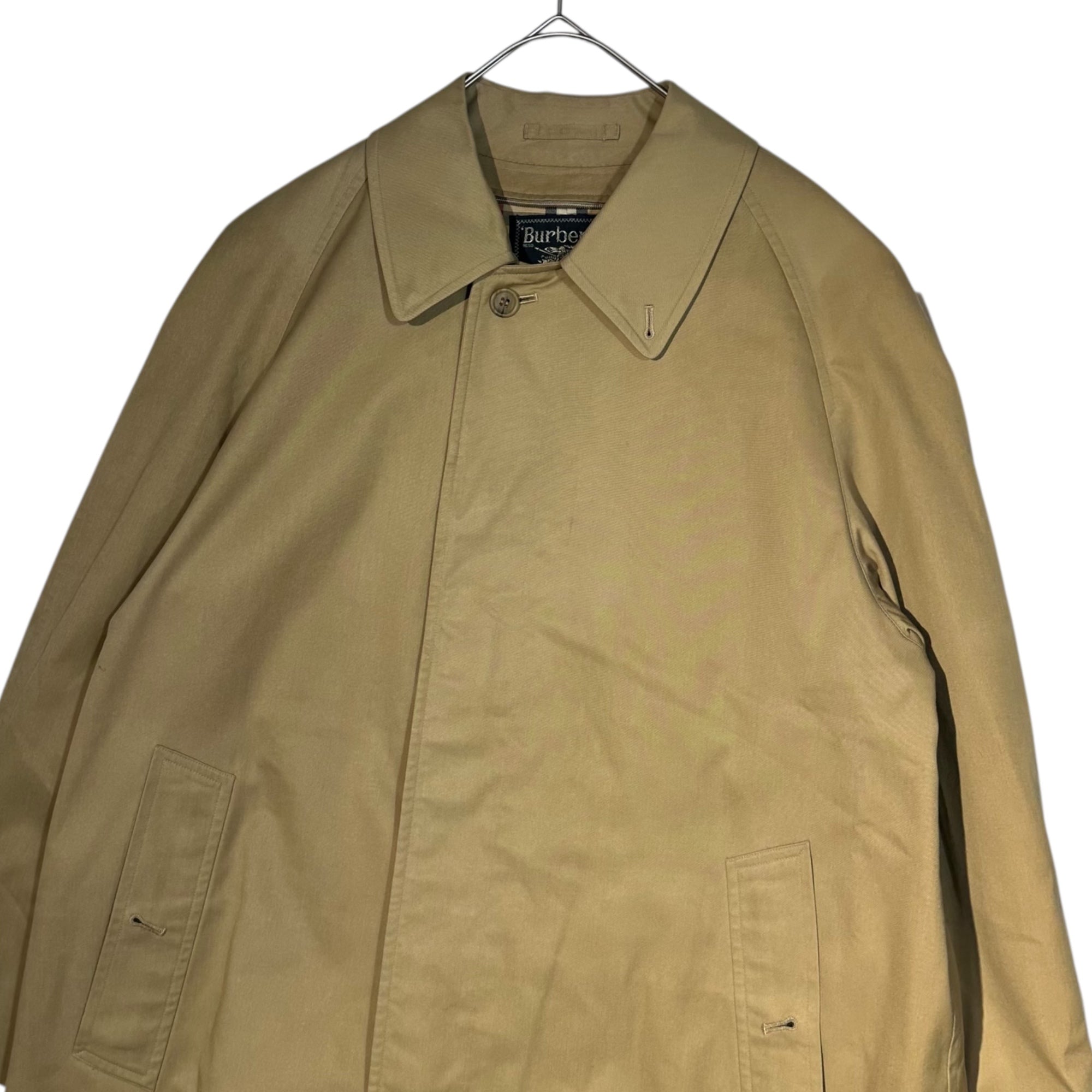 Burberry’s(バーバリーズ) 80's~90's Nova Check Lining Stencil Collar Coat ノバチェック ライニング ステンカラー コート M ベージュ 80年代～90年代 ヴィンテージ ライナー付