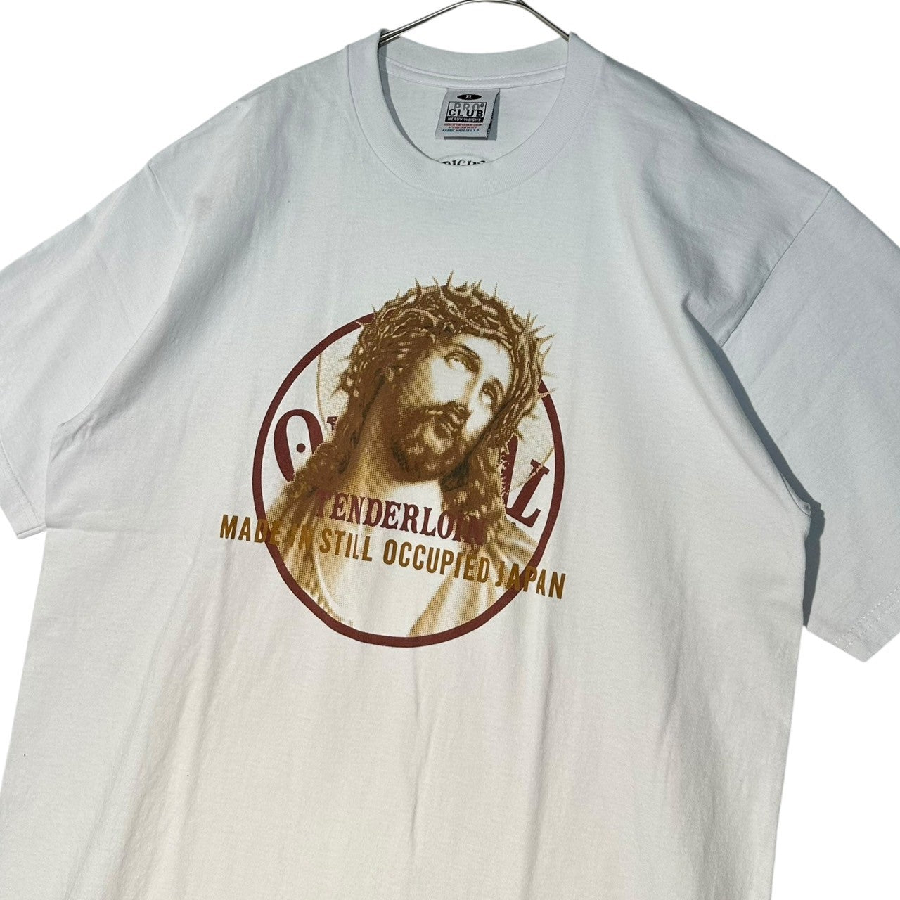 TENDERLOIN(テンダーロイン) 19SS TEE JC グラフィック プリント Tシャツ キリスト XL ホワイト PRO CLUB