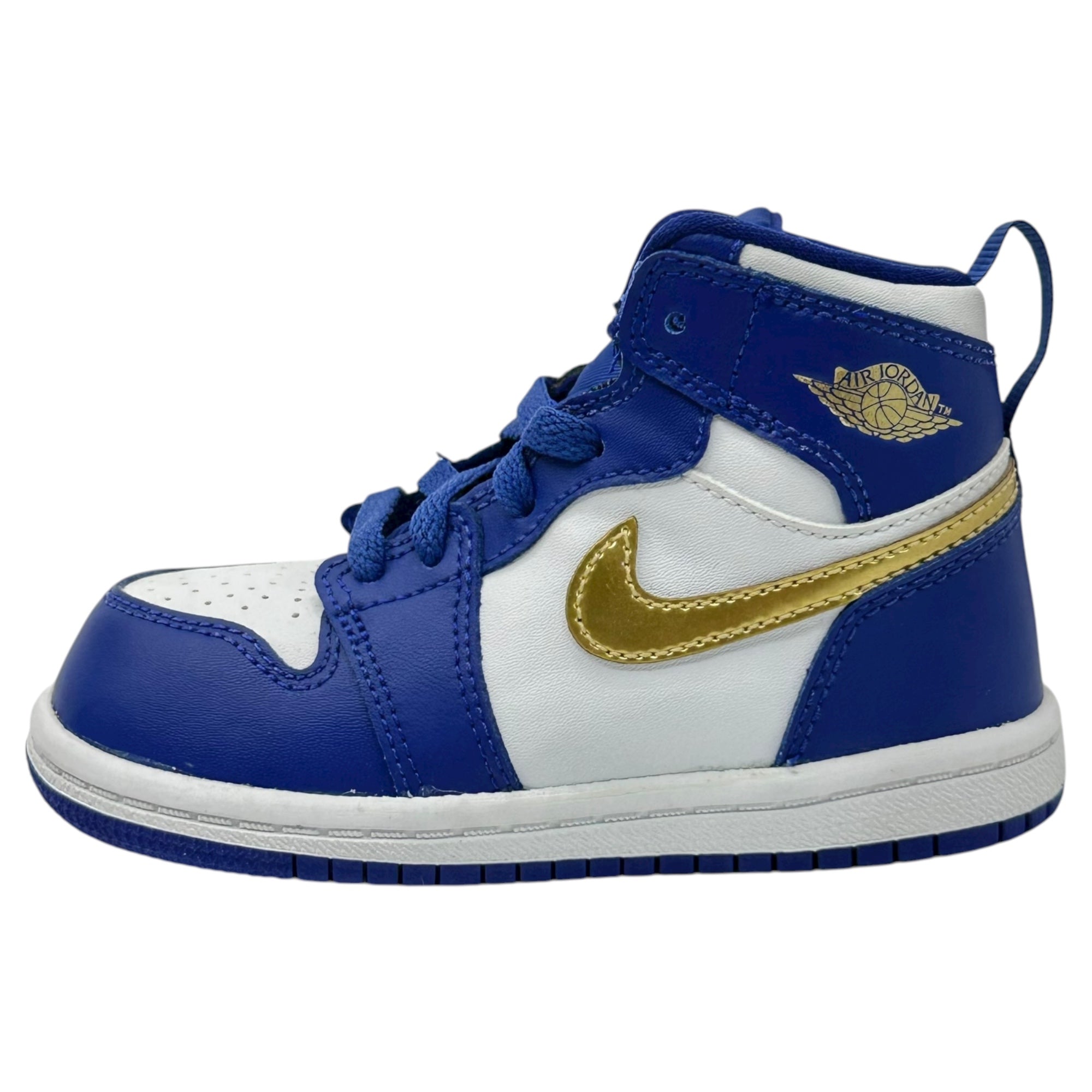 NIKE(ナイキ) 2016 Jordan 1 Retro High BT ジョーダン 1 レトロ ハイ 705304-406 US 7C(13cm) ブルー×ホワイト キッズ スニーカー
