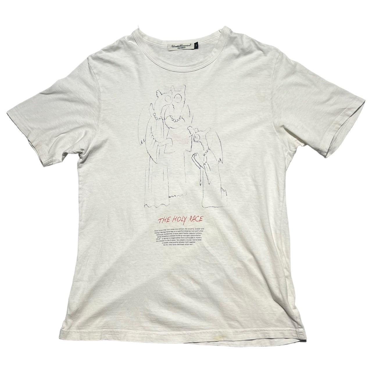 UNDERCOVERISM(アンダーカバイズム) “GRACE” PRINT T-SHIRT グレイス プリント Tシャツ 2(M) ホワイト