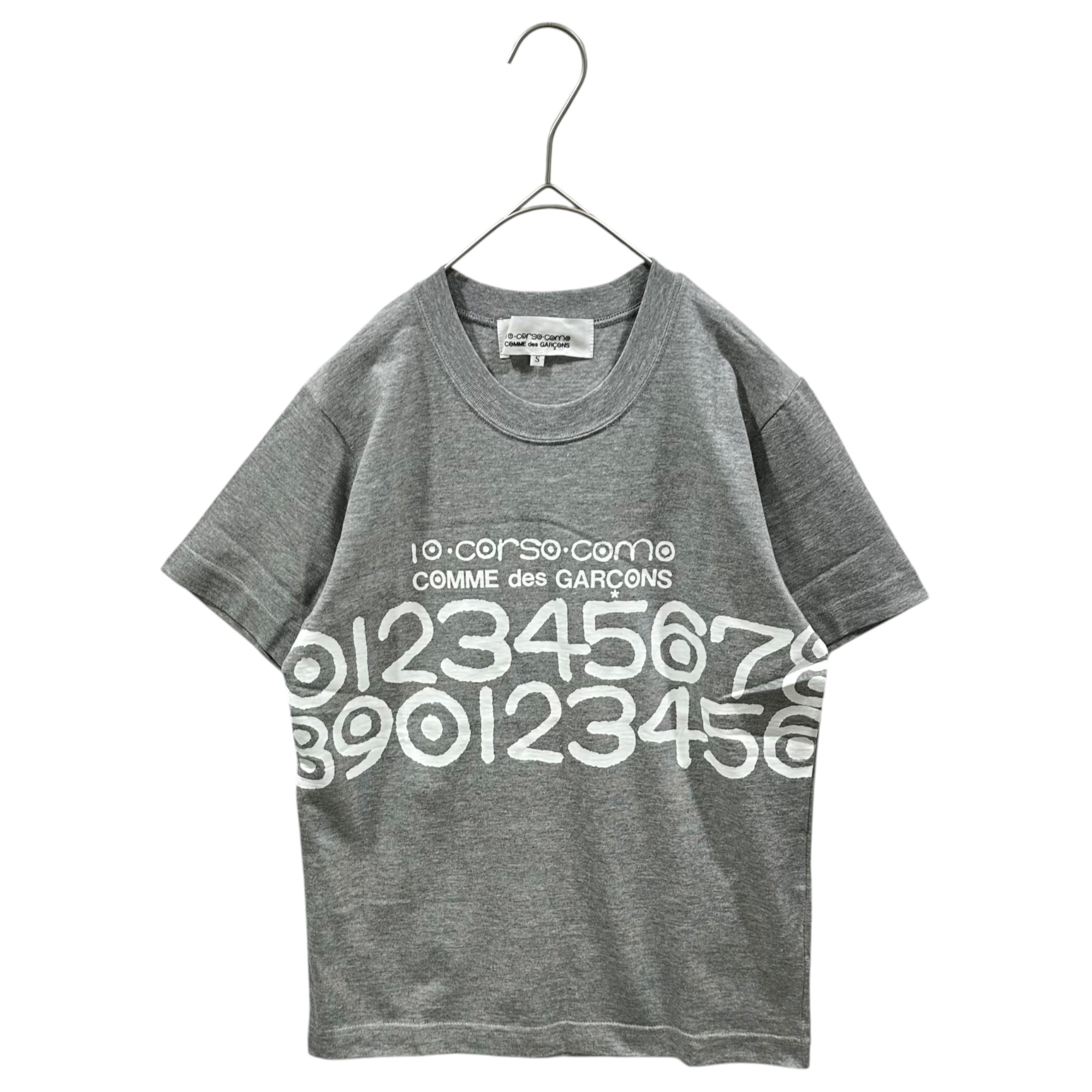 10 corso como COMME des GARCONS(ディエチコルソコモ コムデギャルソン) 2005AW Brand Logo Graphic S/S T-Shirt ブランドロゴ グラフィック 半袖 Tシャツ OK-T101 S グレー×ホワイト