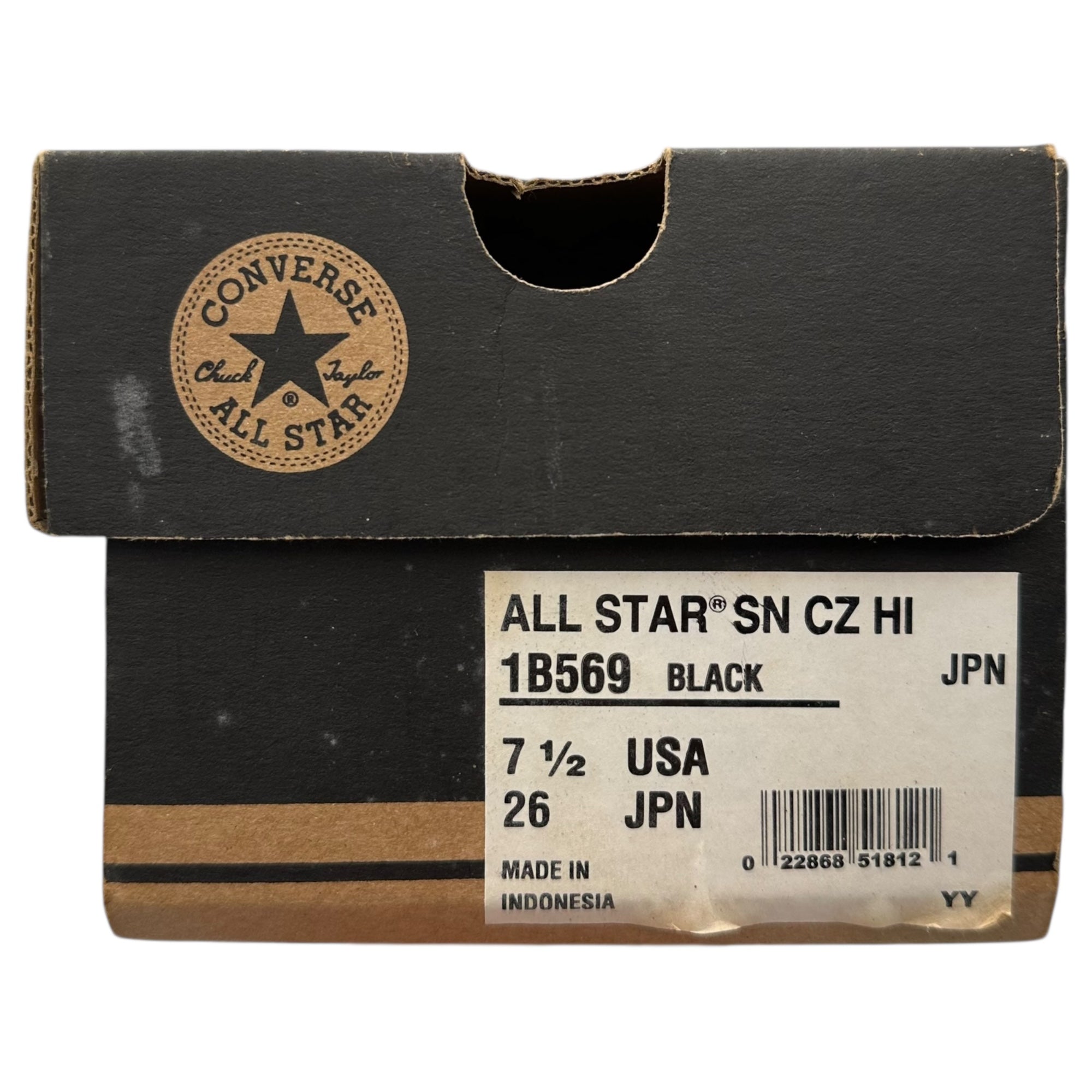 CONVERSE×SOPH.(コンバース×ソフ) ALL STAR SN CZ HI ジップ ハイカット スニーカー 1B569 26cm ブラック コラボ