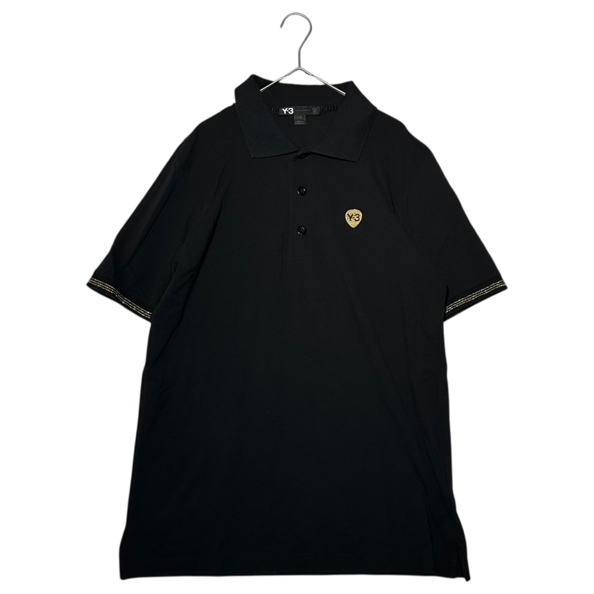 Y-3(ワイスリー) 11SS Logo Patch Polo Shirt ロゴ ワッペン ポロシャツ V12161 L ブラック