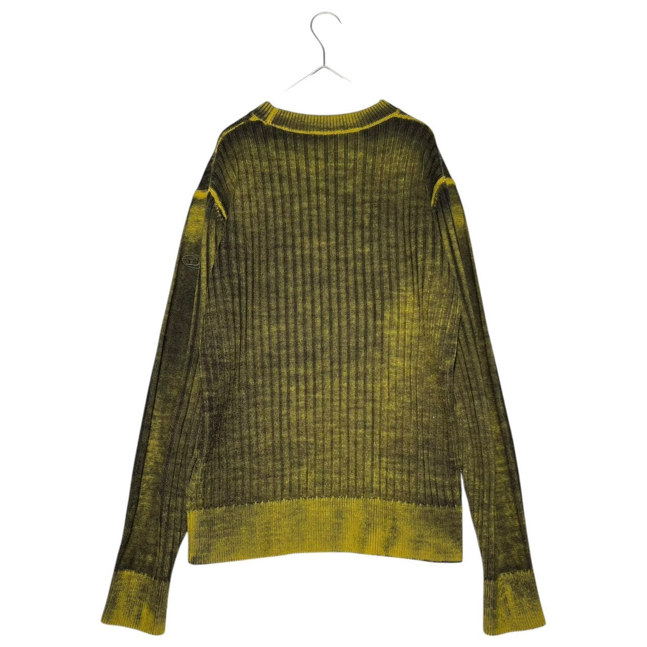 DIESEL(ディーゼル) K-ANDELERO rib crew neck knit K-ANDELERO リブ クルーネック ニット A09474 M イエロー