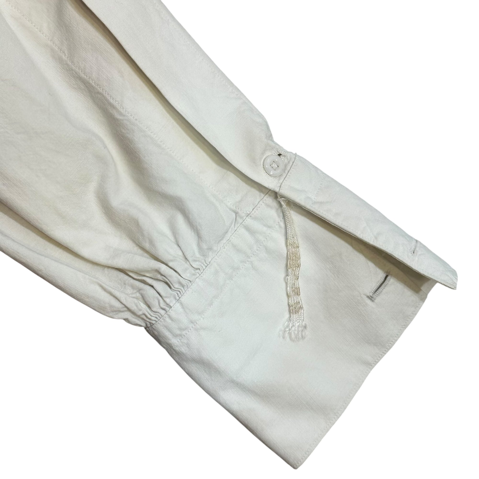 Euro vintage(ヨーロッパヴィンテージ) 20～40's antique smock dress アンティーク スモック ワンピース 20~40年代 FREE オフホワイト JP刺繍