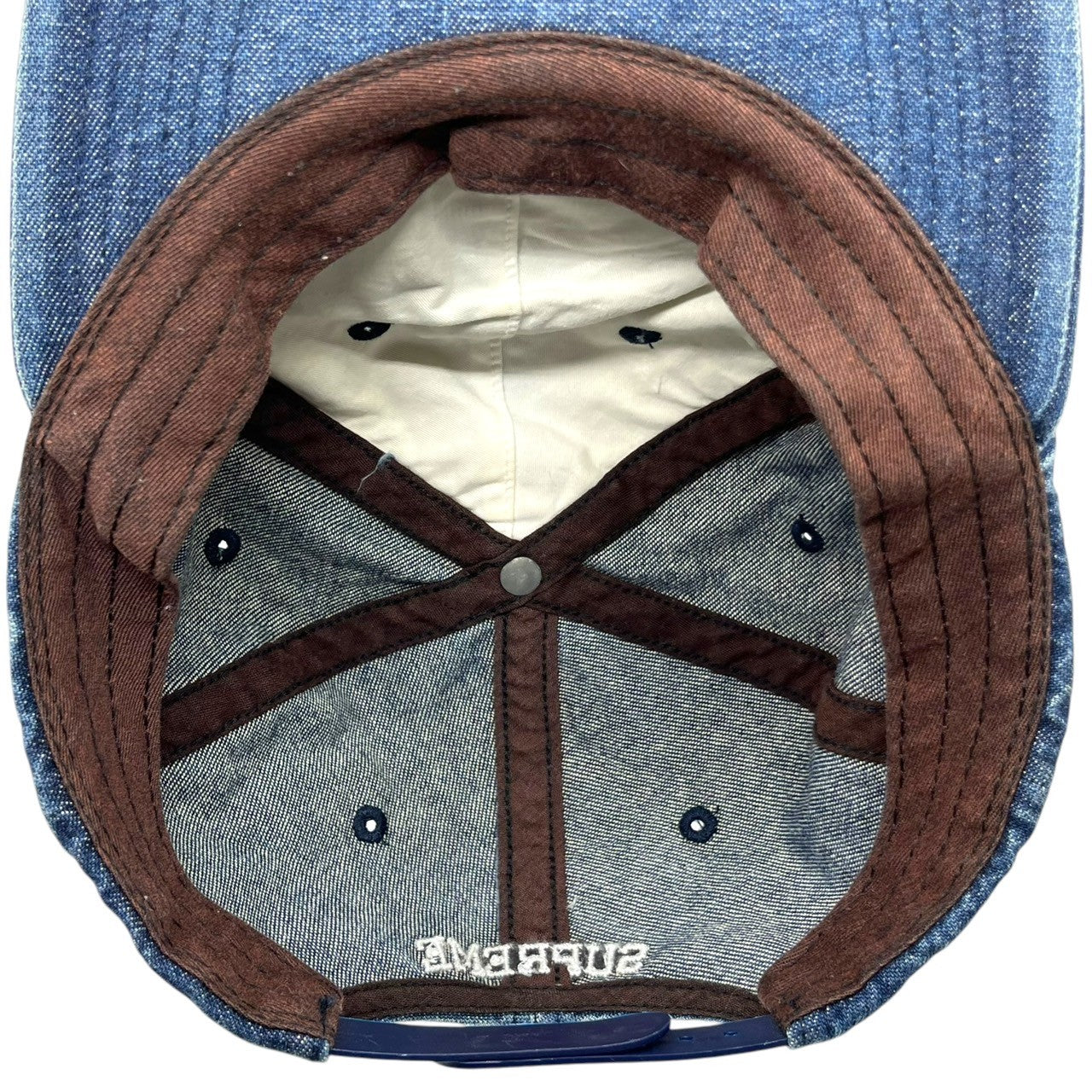 SUPREME(シュプリーム) 18SS Friends 6-Panel Denim Cap フレンズ 6パネル デニム キャップ インディゴ