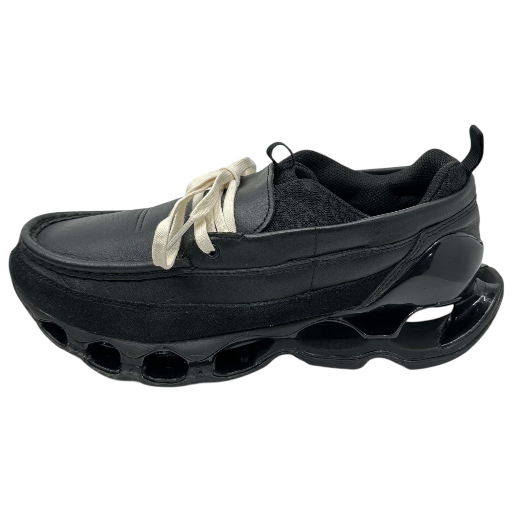 MIZUNO(ミズノ) 24SS WAVE PROPHECY MOC ウェーブ プロフェシー モック ローカット スニーカー レザー D1GD230601 27.0cm ブラック 箱付