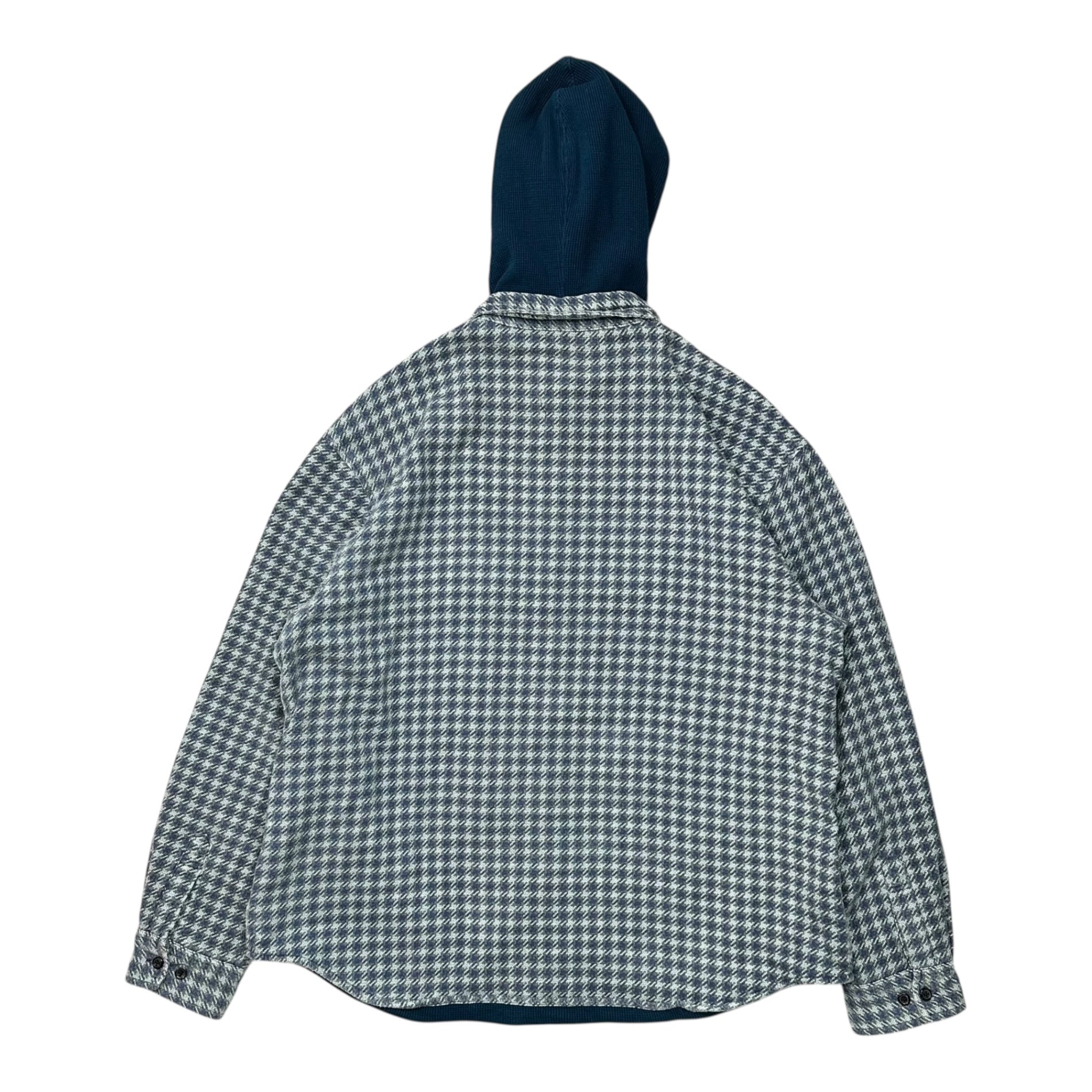 SUPREME(シュプリーム) 22AW Houndstooth Flannel Hooded Shirt 千鳥格