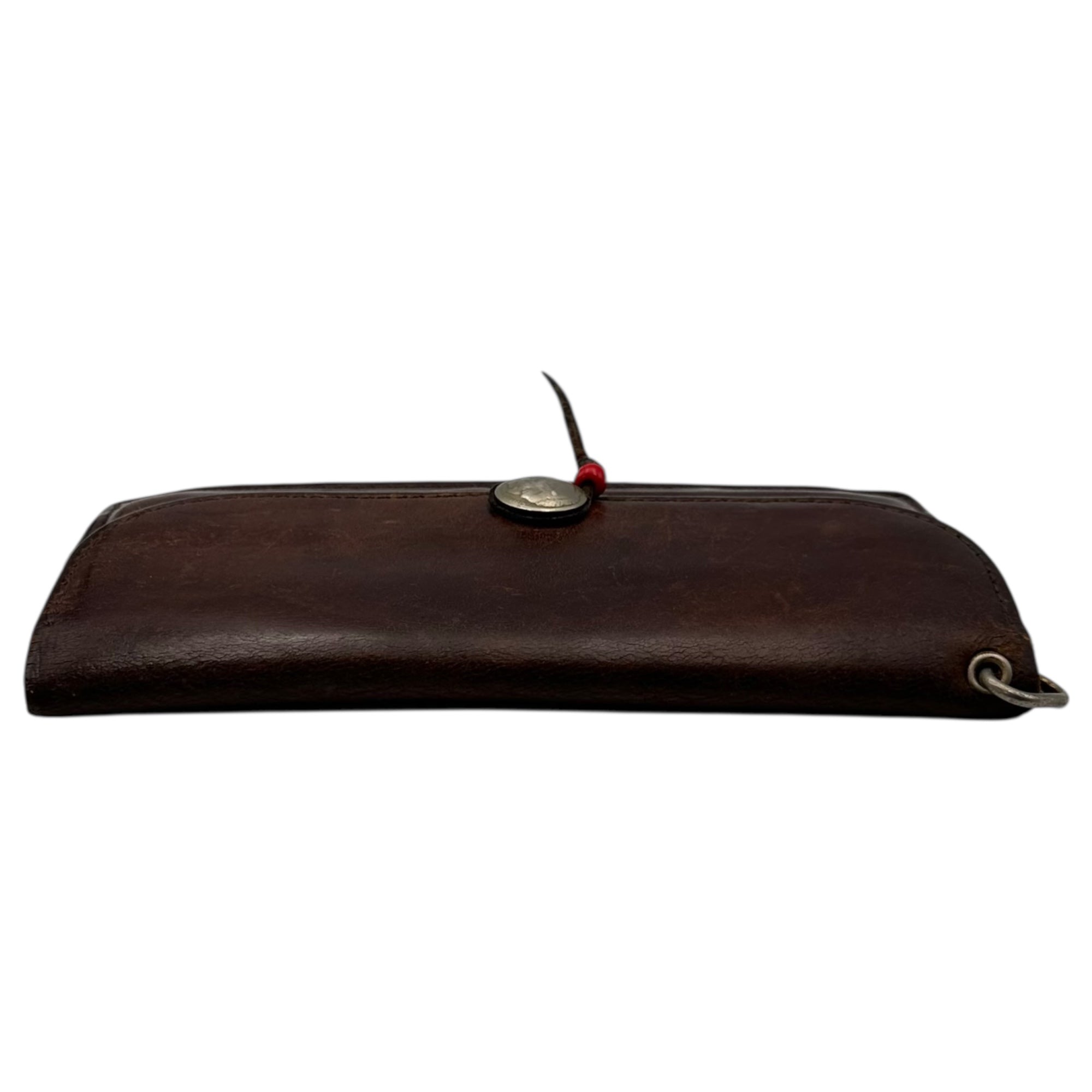 goro's(ゴローズ) Indian Concho Saddle Leather Long Wallet インディアンコンチョ サドルレザー ロング ウォレット ブラウン