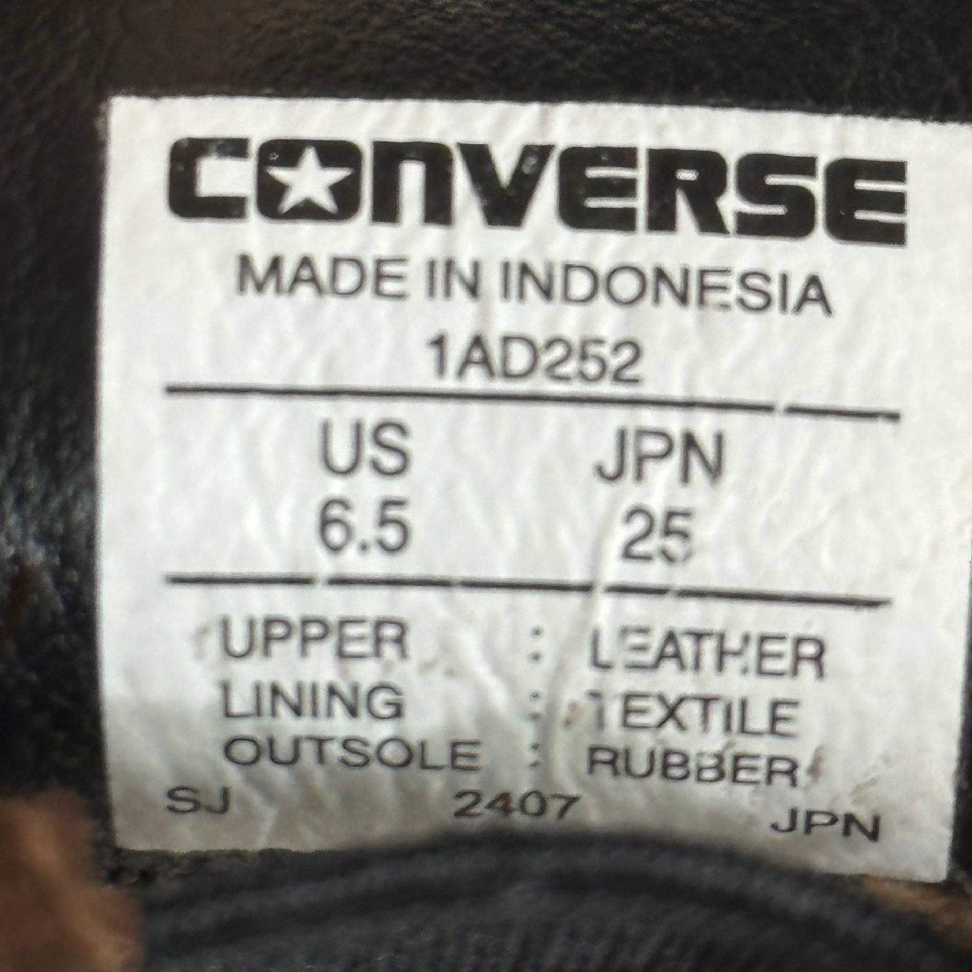 CONVERSE ADDICT(コンバースアディクト) ONE STAR LOAFFER ワンスター ローファー 1AD252 25cm ブラウン スニーカー