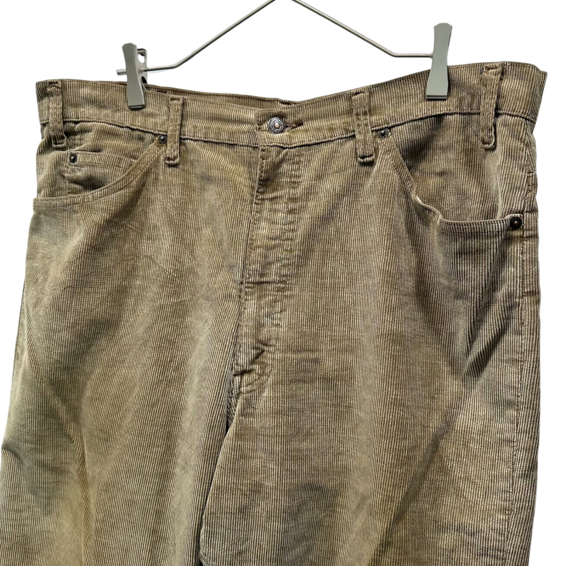 Levi's(リーバイス) 70's Corduroy Straight Pants 70年代 コーデュロイ ストレート パンツ ベージュ TALON42ジッパー