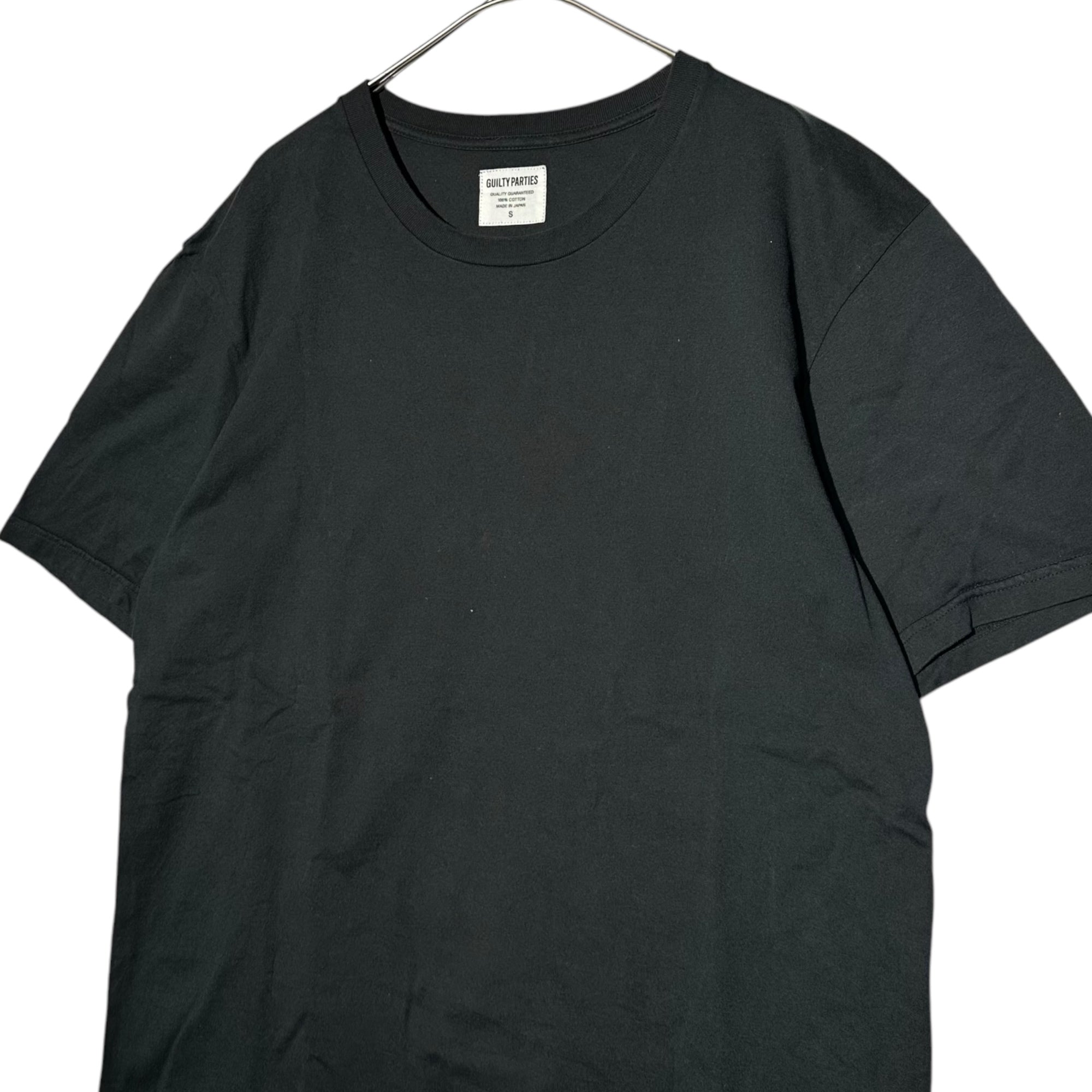 WACKO MARIA(ワコマリア) Back Maria & Rose Print Crew Neck T-Shirt バック マリア＆ローズ プリント クルーネック Tシャツ S ブラック×マルチカラー