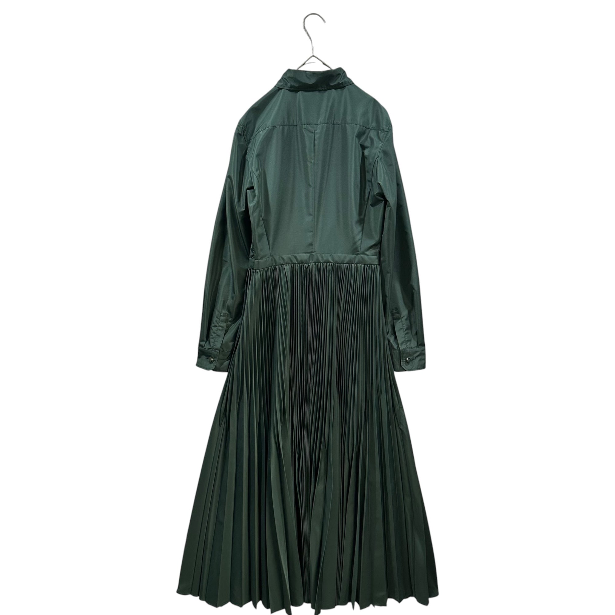 MAX MARA(マックスマーラ) Regular-collar pleated shirt-style long