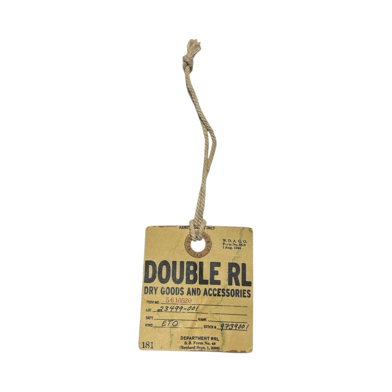 RRL(ダブルアールエル) Leather Concho Hook Keyring レザー コンチョ