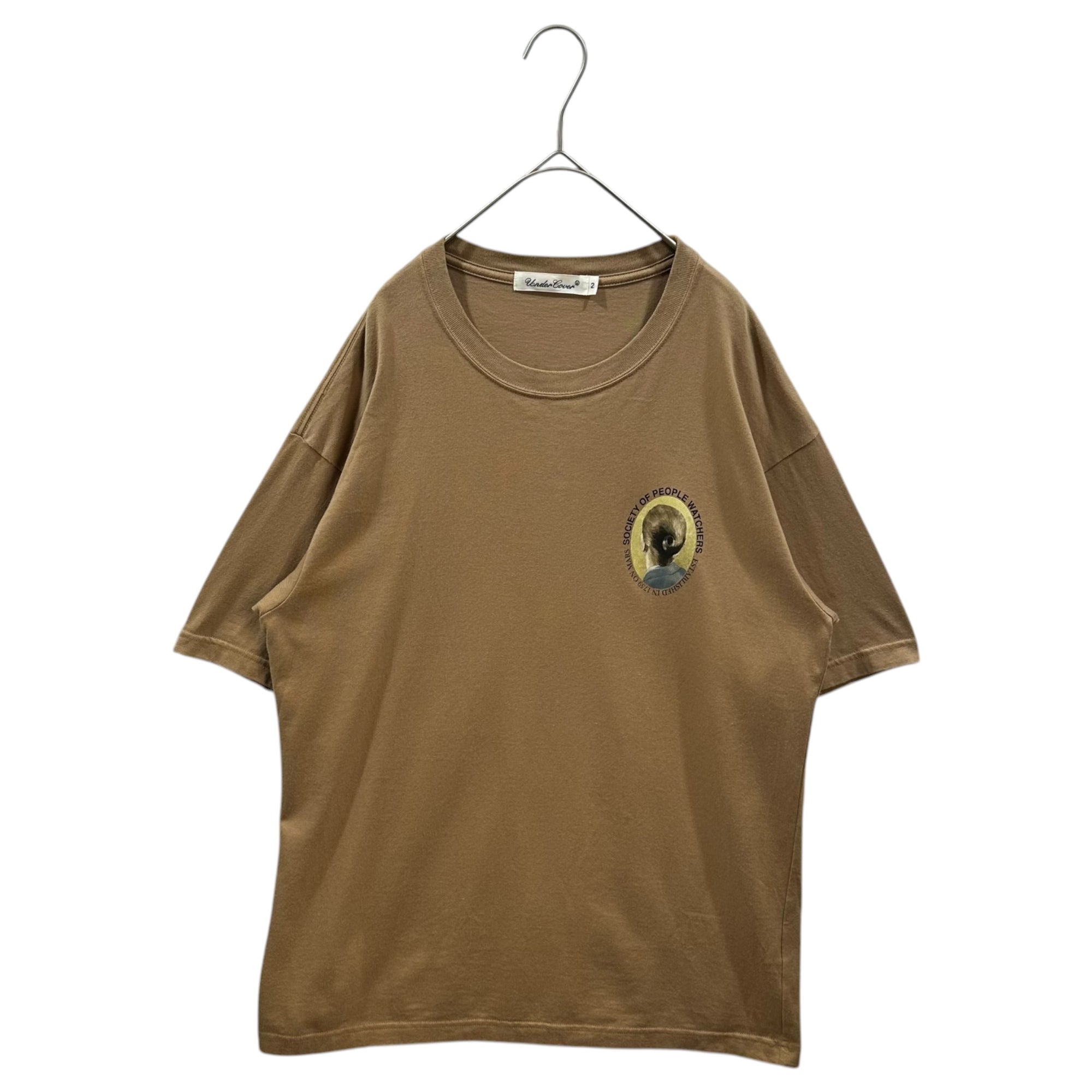 UNDERCOVER(アンダーカバー) 2024AW SOCIETY OF PEOPLE WATCHERS T-Shirt ソサエティ オブ ピープル ウォッチャーズ Tシャツ UC2D2803 2(M程度) ベージュ