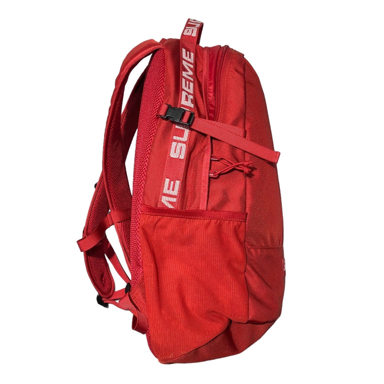 SUPREME(シュプリーム) 18SS LOGO BACKPACK ロゴ バックパック レッド リュック 鞄 バッグ