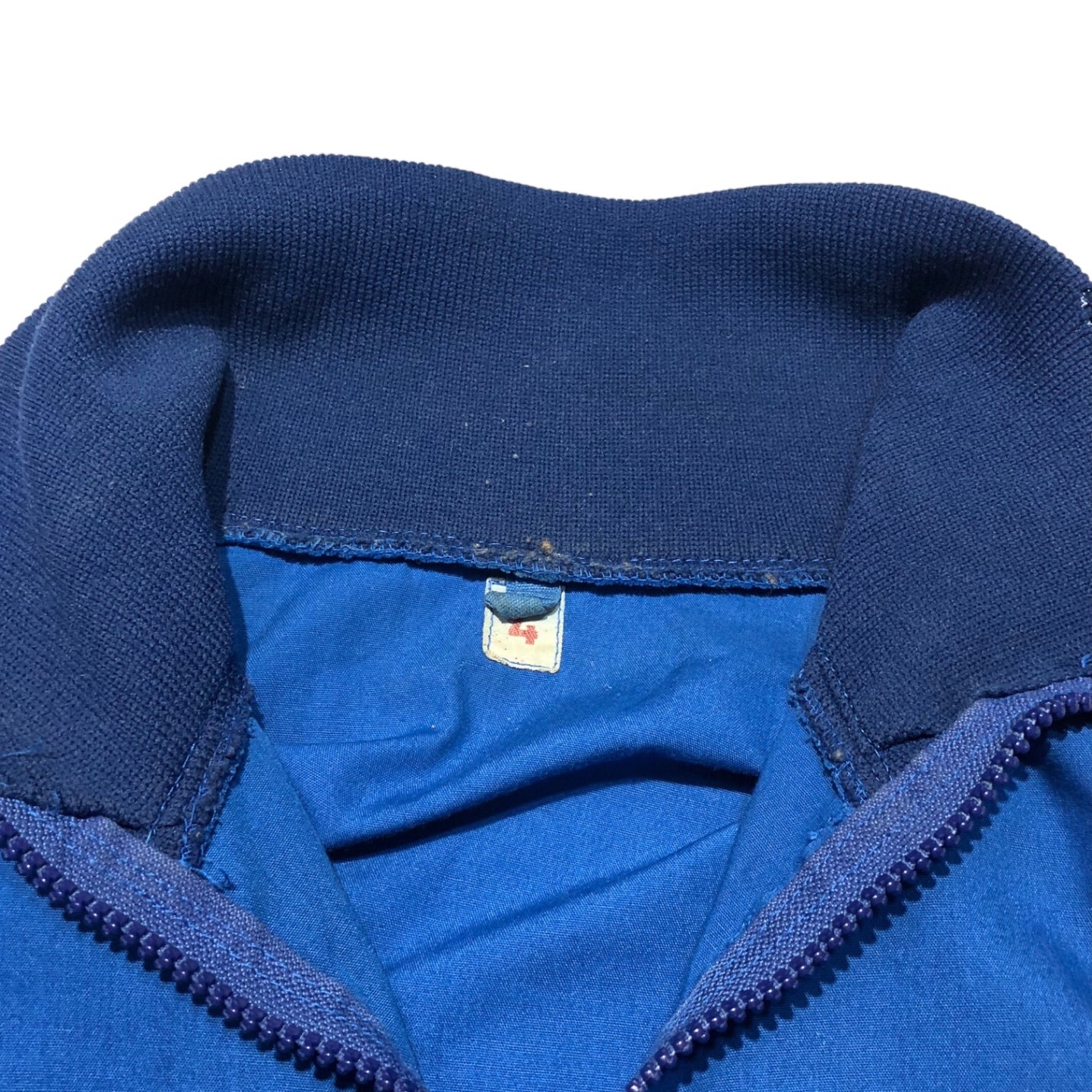 Euro vintage(ヨーロッパヴィンテージ) rib neck swing top リブネック スイングトップ 4(M~L) ブルー