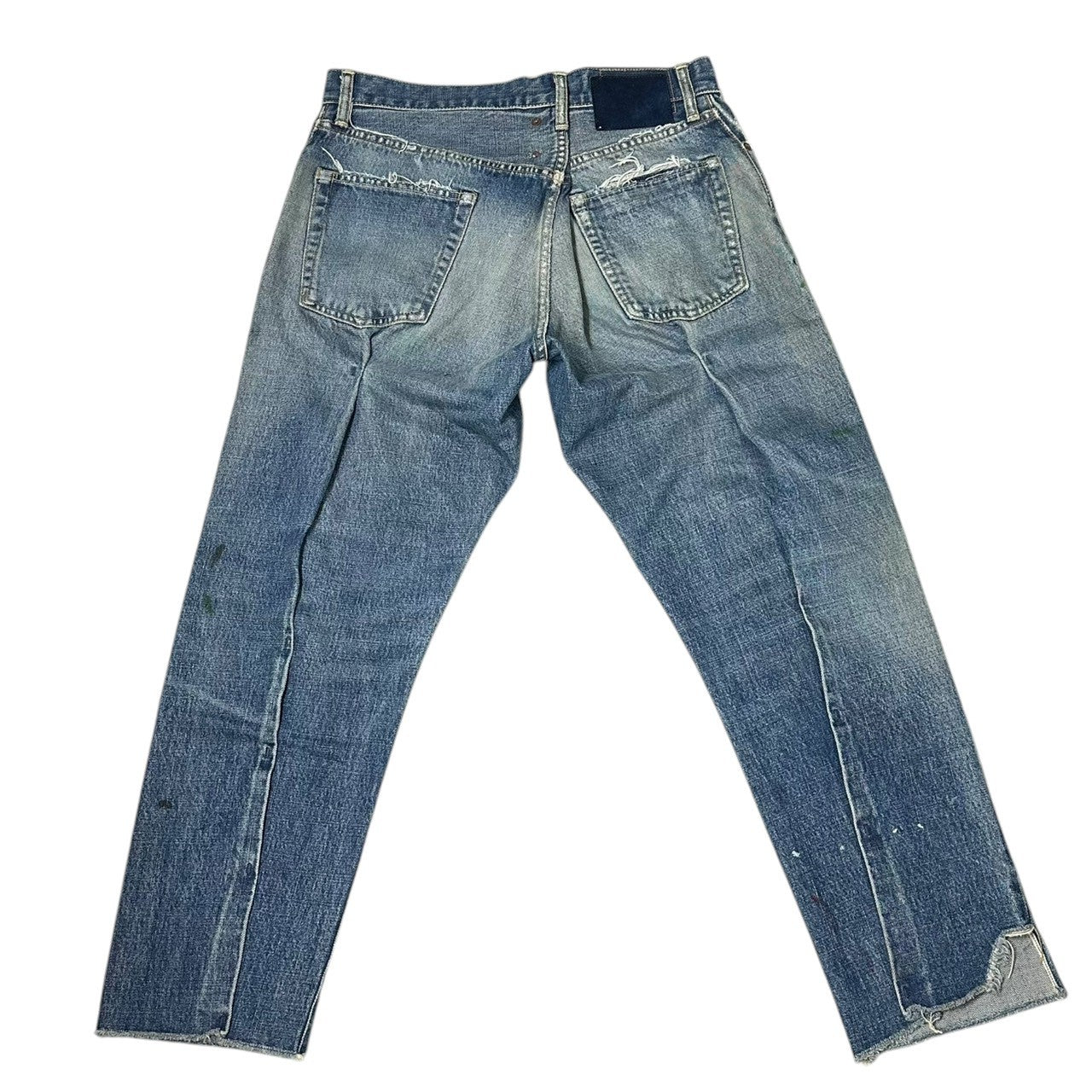 VISVIM(ビズビム/ヴィズヴィム) 23SS SS JOURNEYMAN PANTS TACKED CRASH ダメージ加工 ジャーニーマン デニム パンツ 0123305005002 2 ライトインディゴ