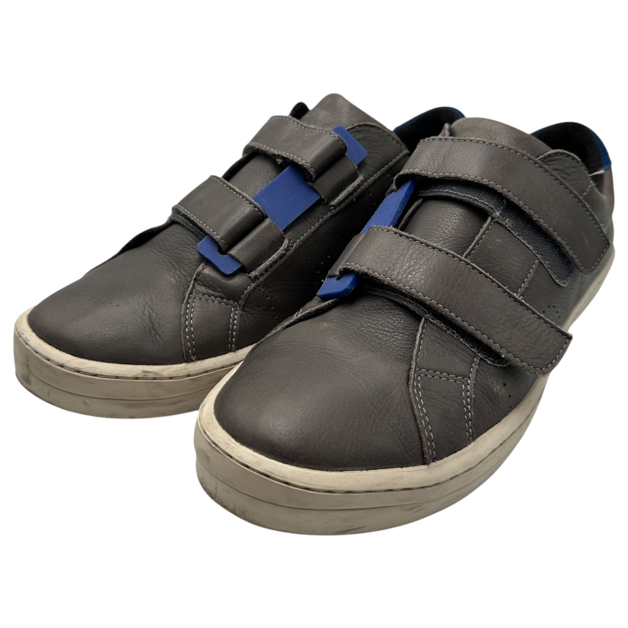 CAMPER TWINS by mintdesigns(カンペール ツインズ バイ ミントデザイン) Velcro Leather Sneakers ベルクロ レザー スニーカー 18803-001 43(27.5cm) グレー×ブルー