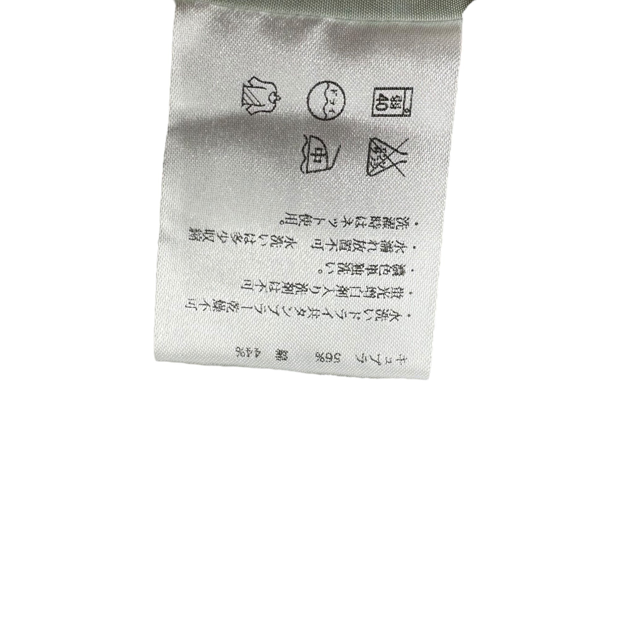 NO CONTROL AIR(ノーコントロールエアー) Cupra Cotton Long Sleeve Shirt Blouse キュプラ コットン 長袖 シャツ ブラウス S12-S61 38(M程度) ミントグリーン タグ付き