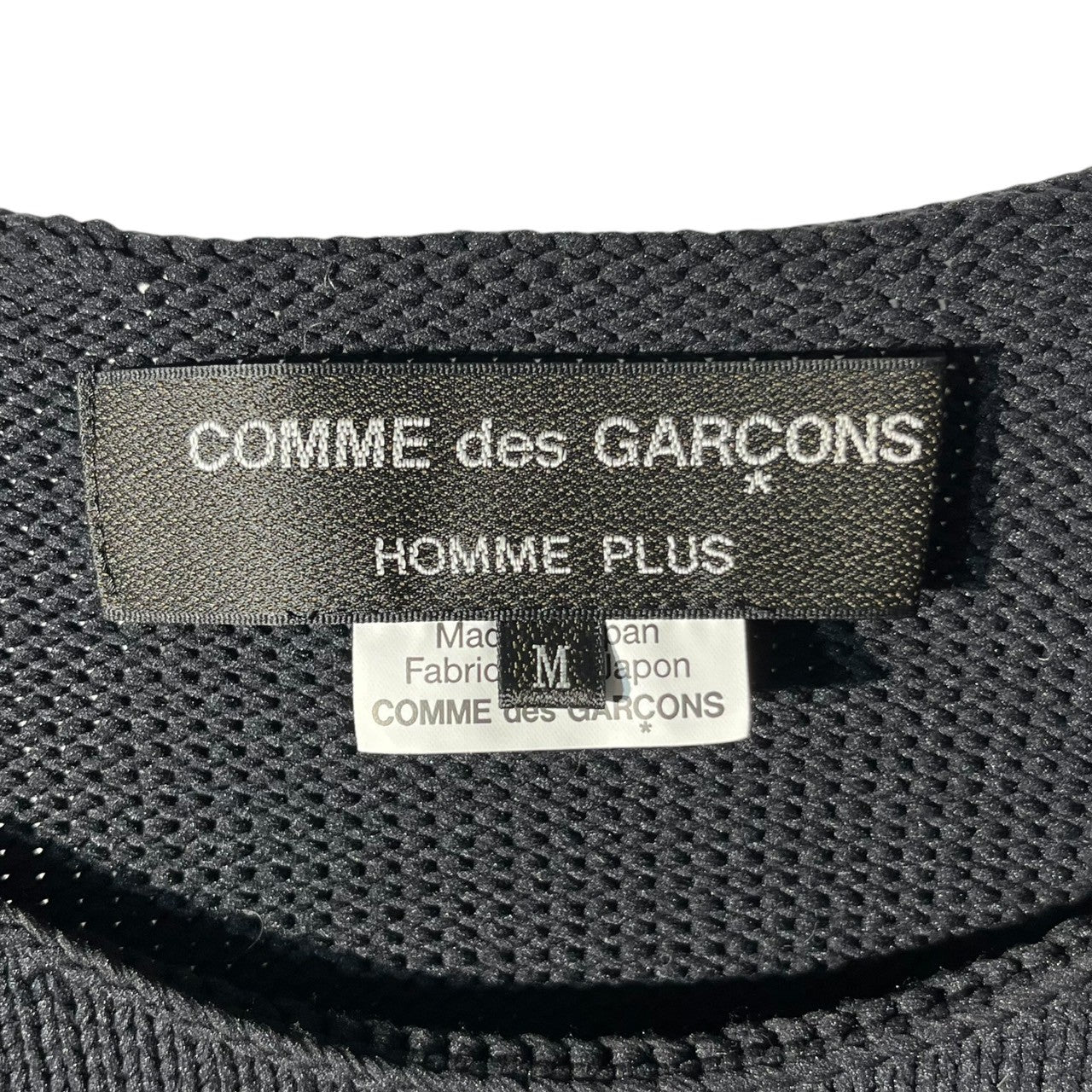 COMME des GARCONS HOMME PLUS(コムデギャルソンオムプリュス) 22SS 花の存在期 flower embroidery pullover knit vest フラワー 刺繍 プルオーバー ニット ベスト PI-N011 M ブラック AD2021