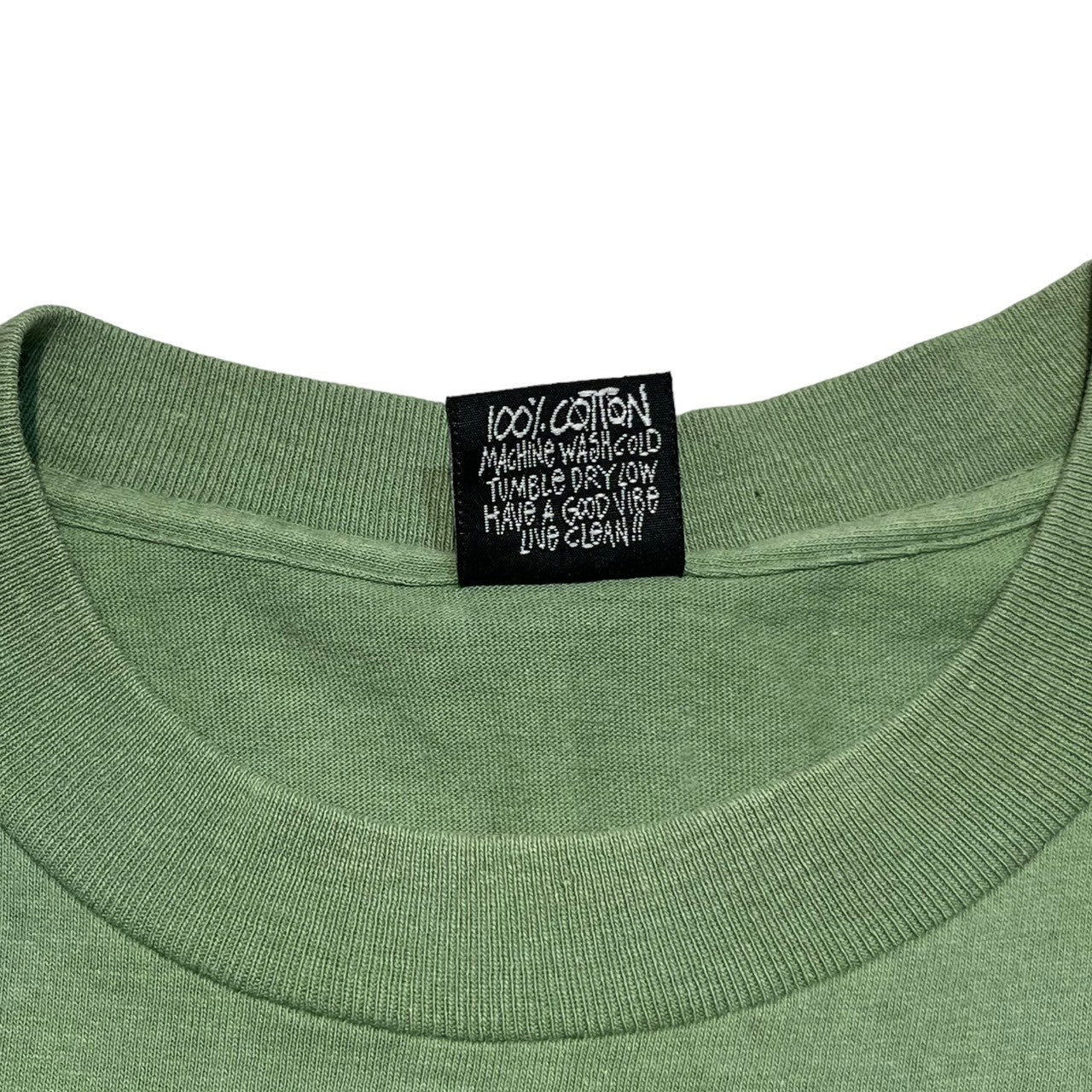 STUSSY(ステューシー) 90's ”STUSSY TROOPS 1992” TEE ヴィンテージ ロゴ Tシャツ XXL グリーン OLD オールド 90年代