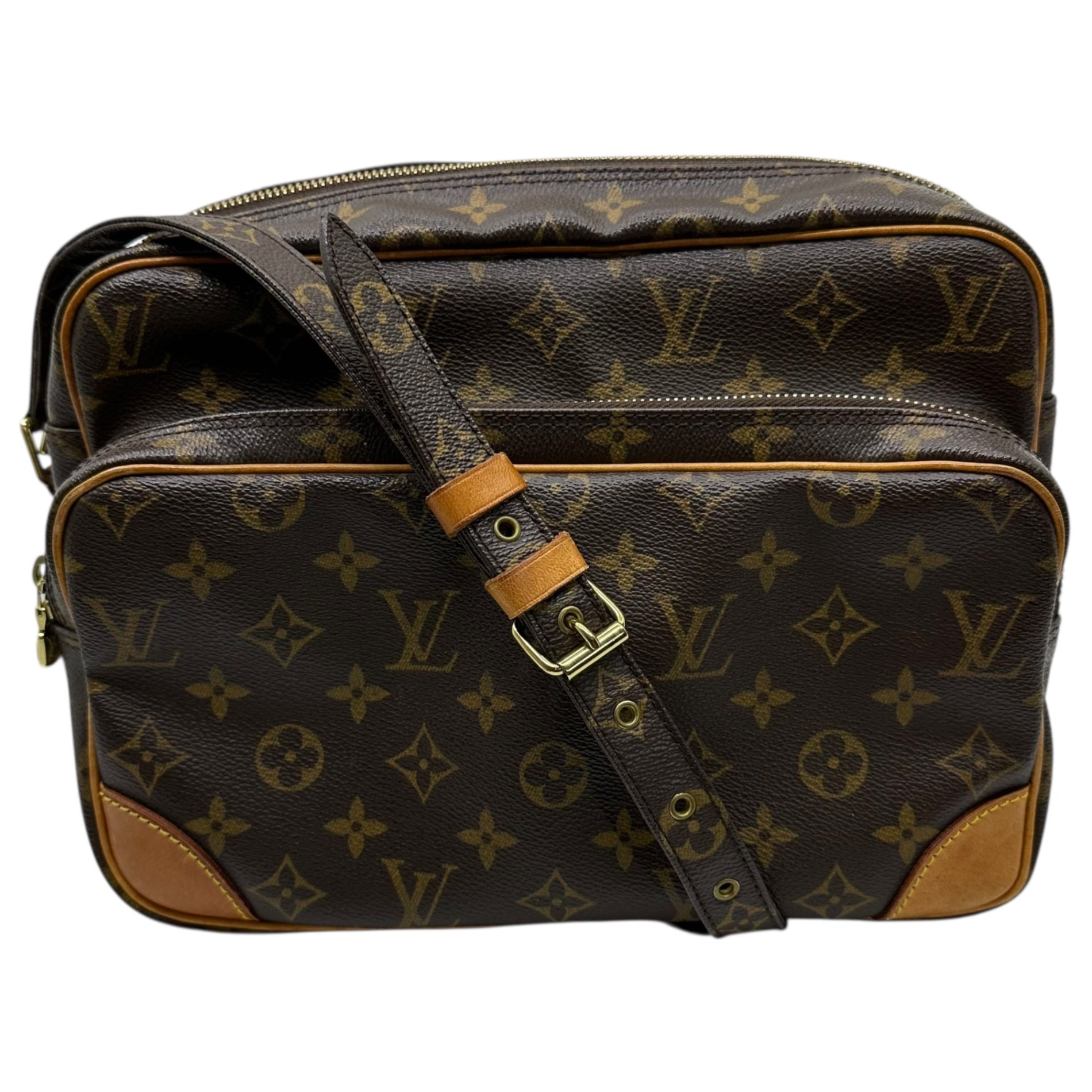 LOUIS VUITTON(ルイヴィトン) 03's Nile Monogram Shoulder Bag ナイル モノグラム ショルダー バッグ 型番：M45244 製造番号AR0043 ブラウン