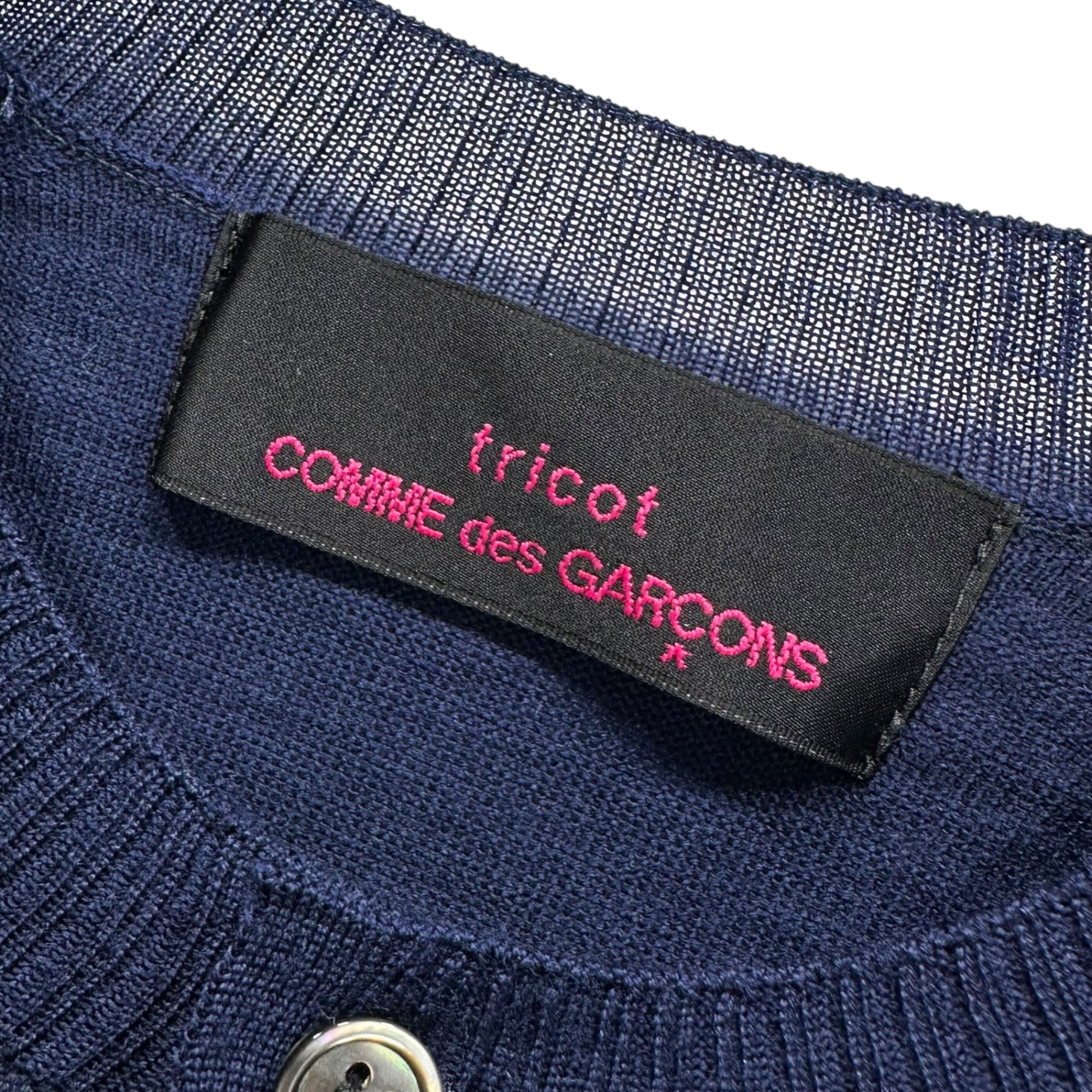 AD2007 tricot COMME des GARCONS デストロイ加工 tricot COMME des GARCONS(トリココムデギャルソン) 08SS Silver Dot