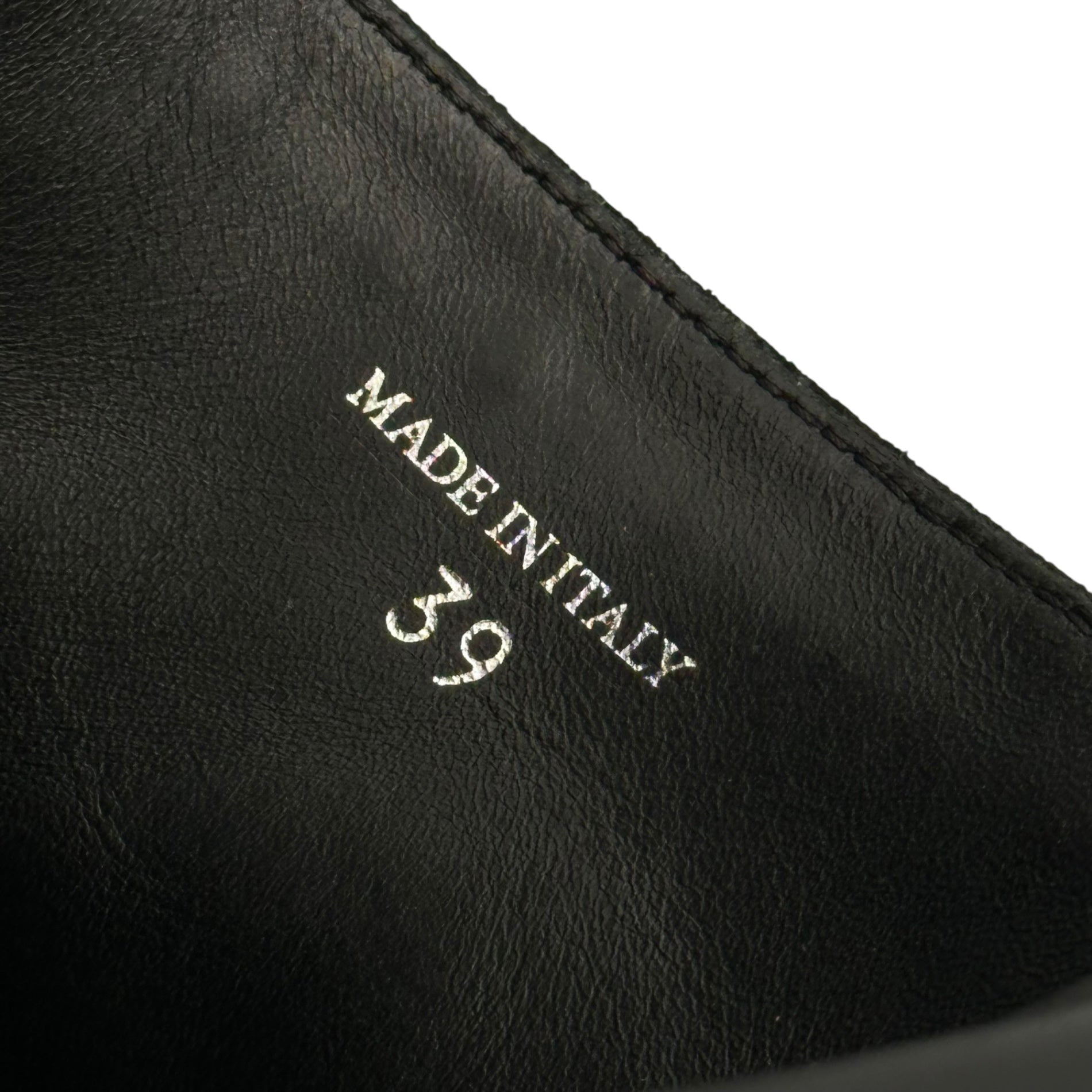 MAISON MARGIELA(メゾンマルジェラ) Velvet Coding Side-Zip Boots ベルベット コーディング サイドジップ ブーツ 39(24.5cm〜25.0cm) ブラック
