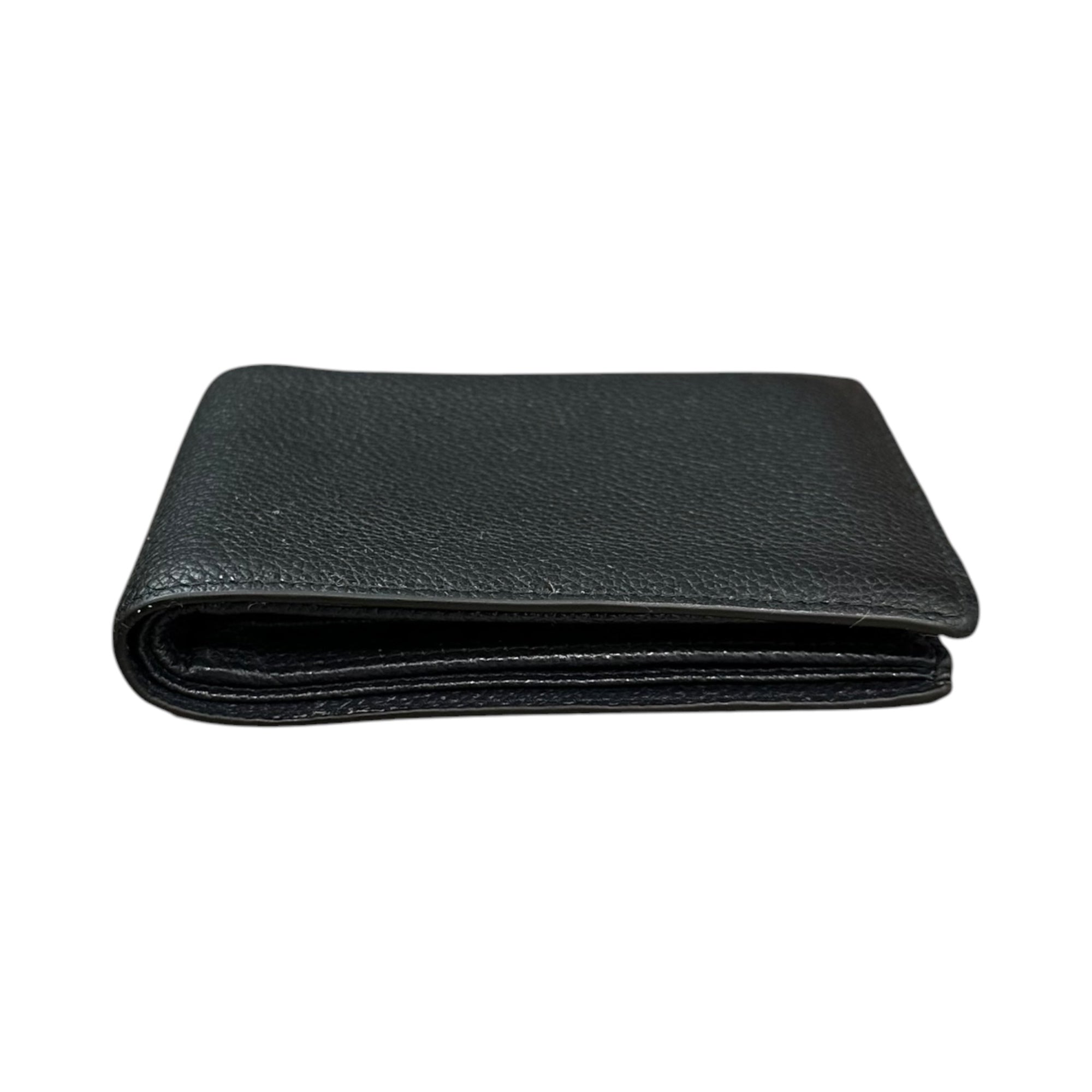 PRADA(プラダ) Vitello Daino Leather Wallet ヴィッテロダイノレザー 二つ折り財布 2M0513 ブラック
