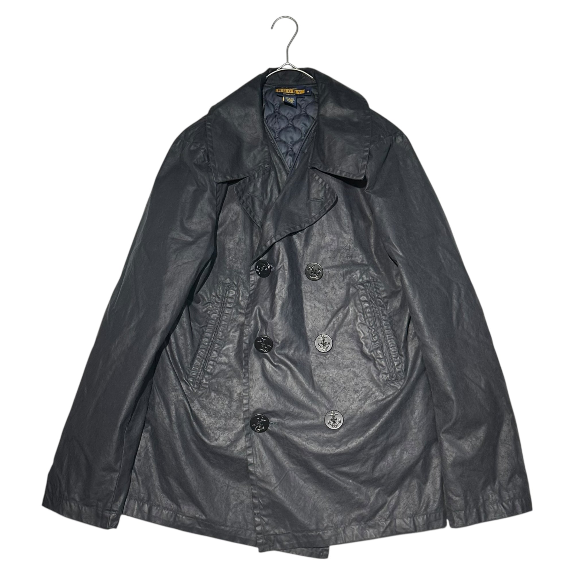 RALPH LAUREN RUGBY(ラルフローレンラグビー) Oiled Cotton Double Coat オイルドコットン ダブル コート M ネイビー