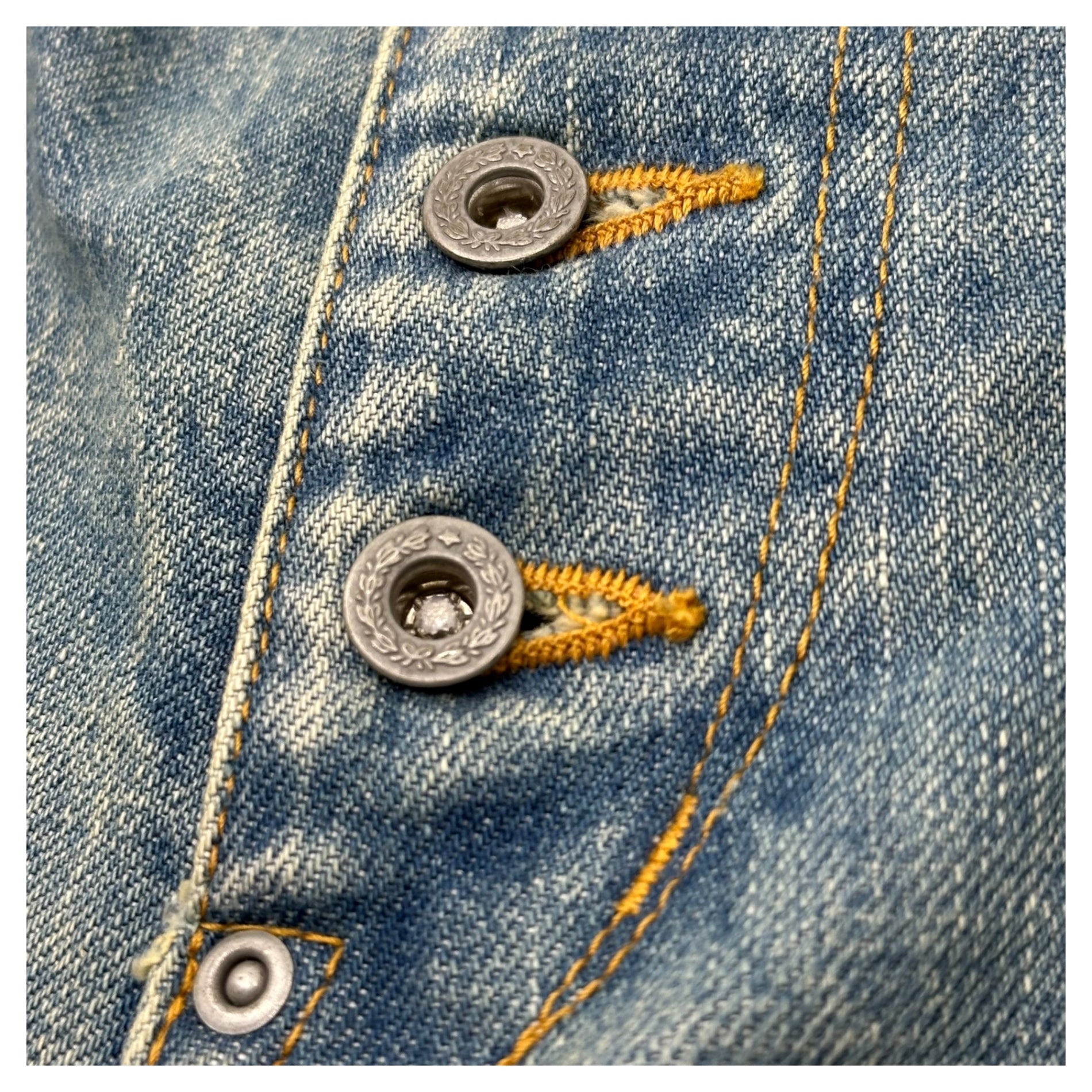 SUGARHILL(シュガーヒル) 21SSS double knee bell bottom ダブルニー ベルボトム デニム パンツ 21SSPT04 2 ライトインディゴ フレア ヴィンテージ加工