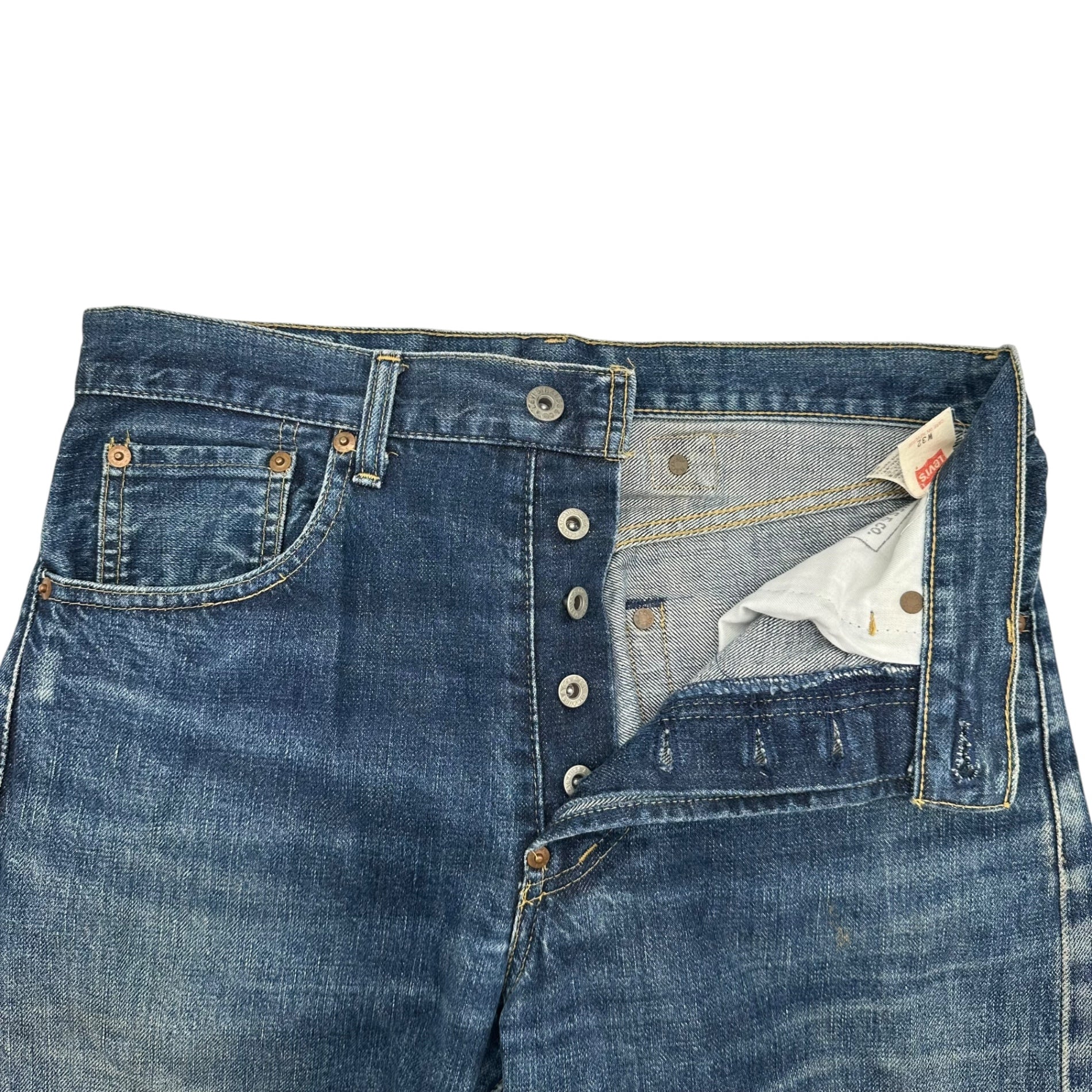 Levi's(リーバイス) 1937 model 702XX Denim Pants 復刻 デニム パンツ W32 インディゴ 復刻 日本製 90's 90年代 ヴィンテージ